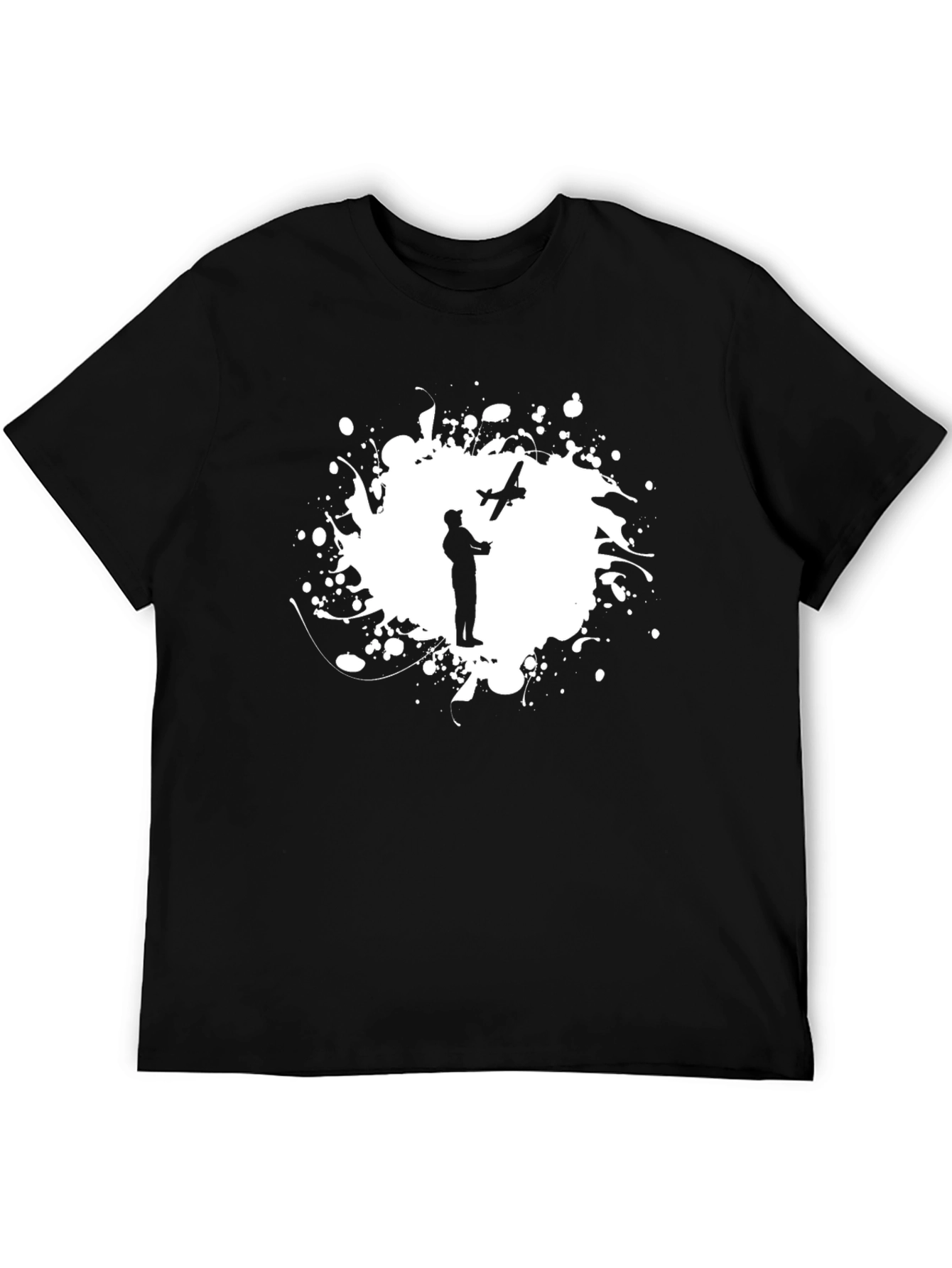 Pilot Plane Black T-Shirt - Aviation Apparel