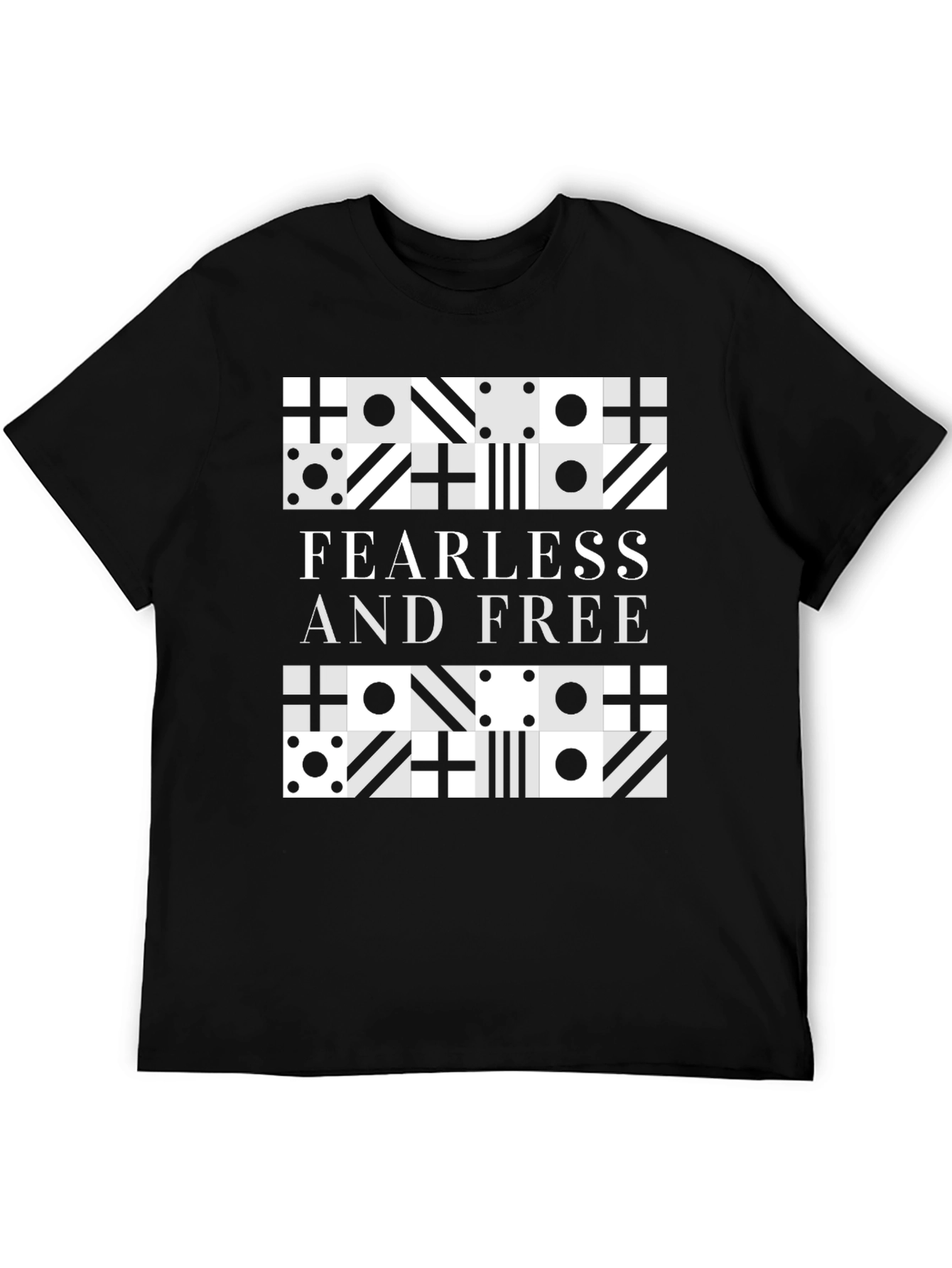 Fearless and Free Graphic Tee - Stylish Unisex Shirt