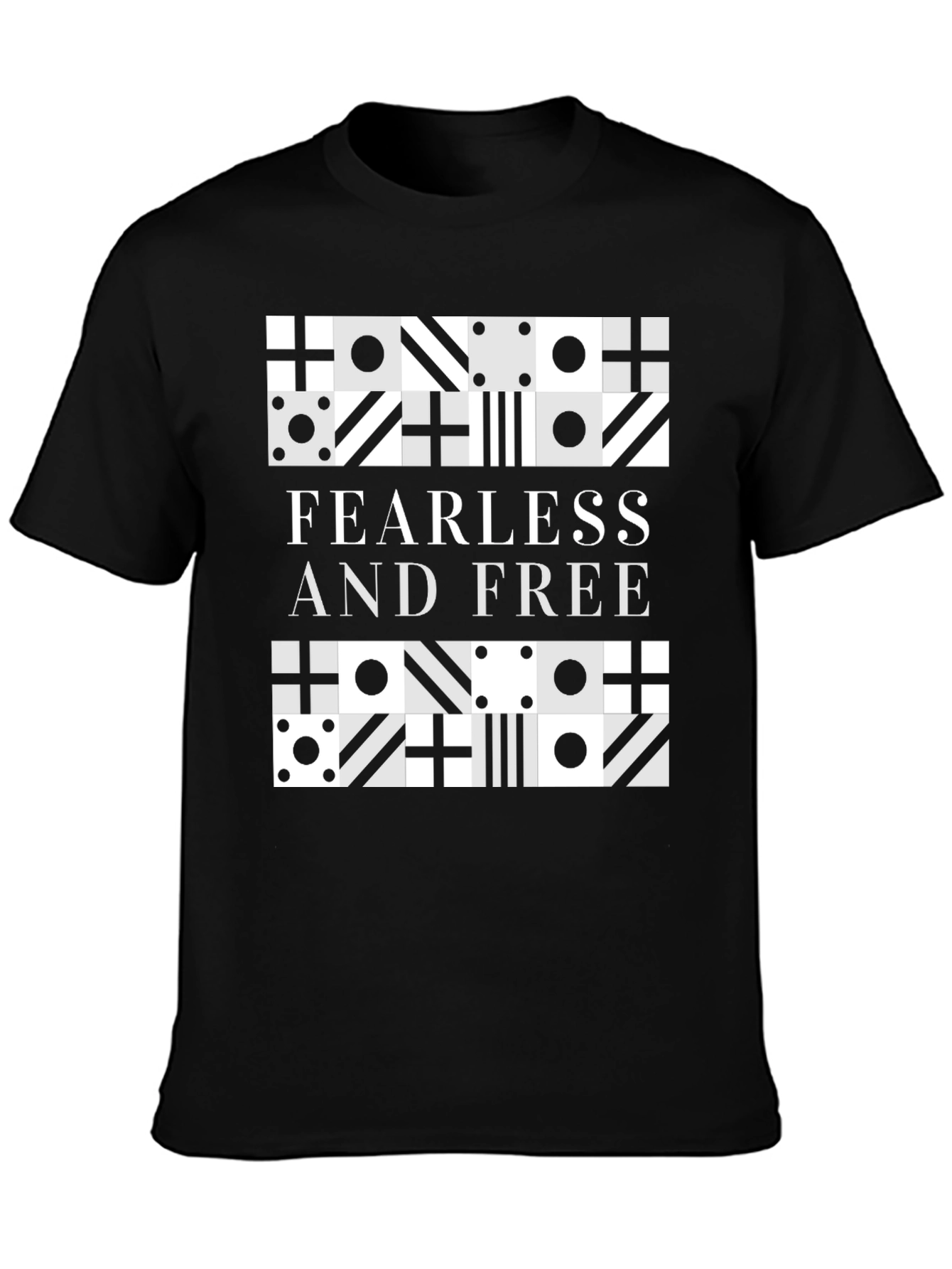Fearless and Free Graphic Tee - Stylish Unisex Shirt