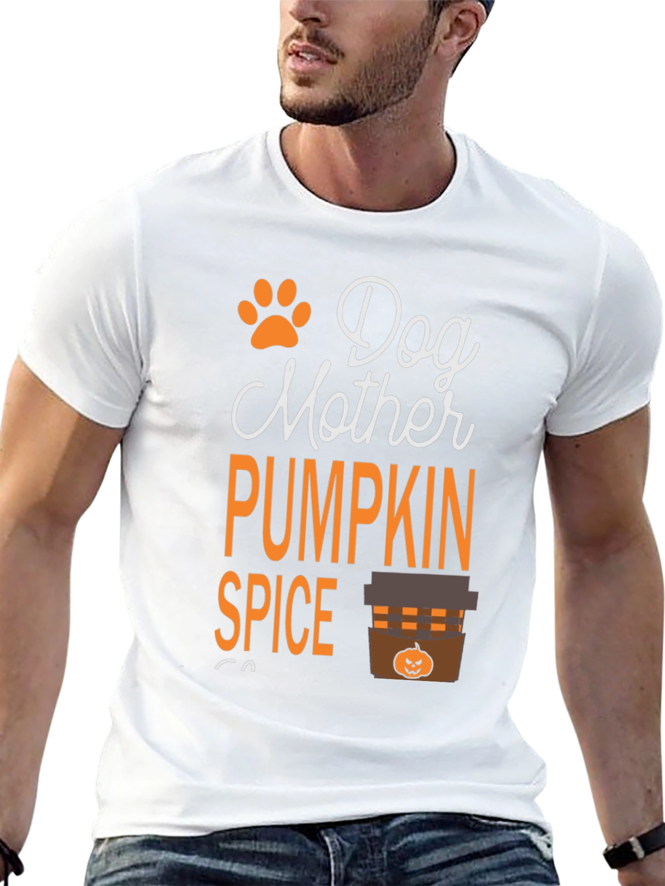 Dog Mother Pumpkin Spice Latte T-Shirt