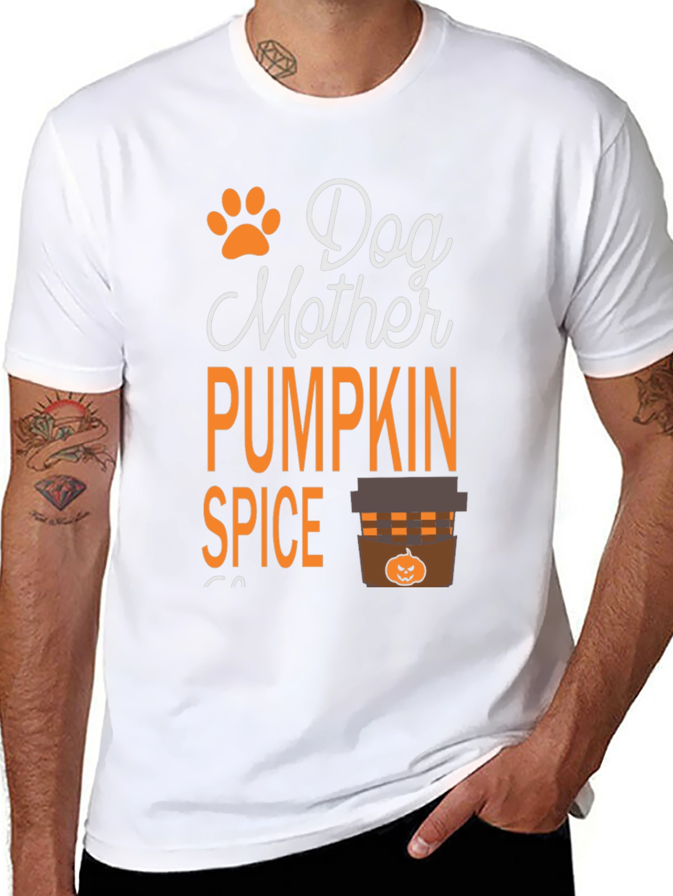 Dog Mother Pumpkin Spice Latte T-Shirt