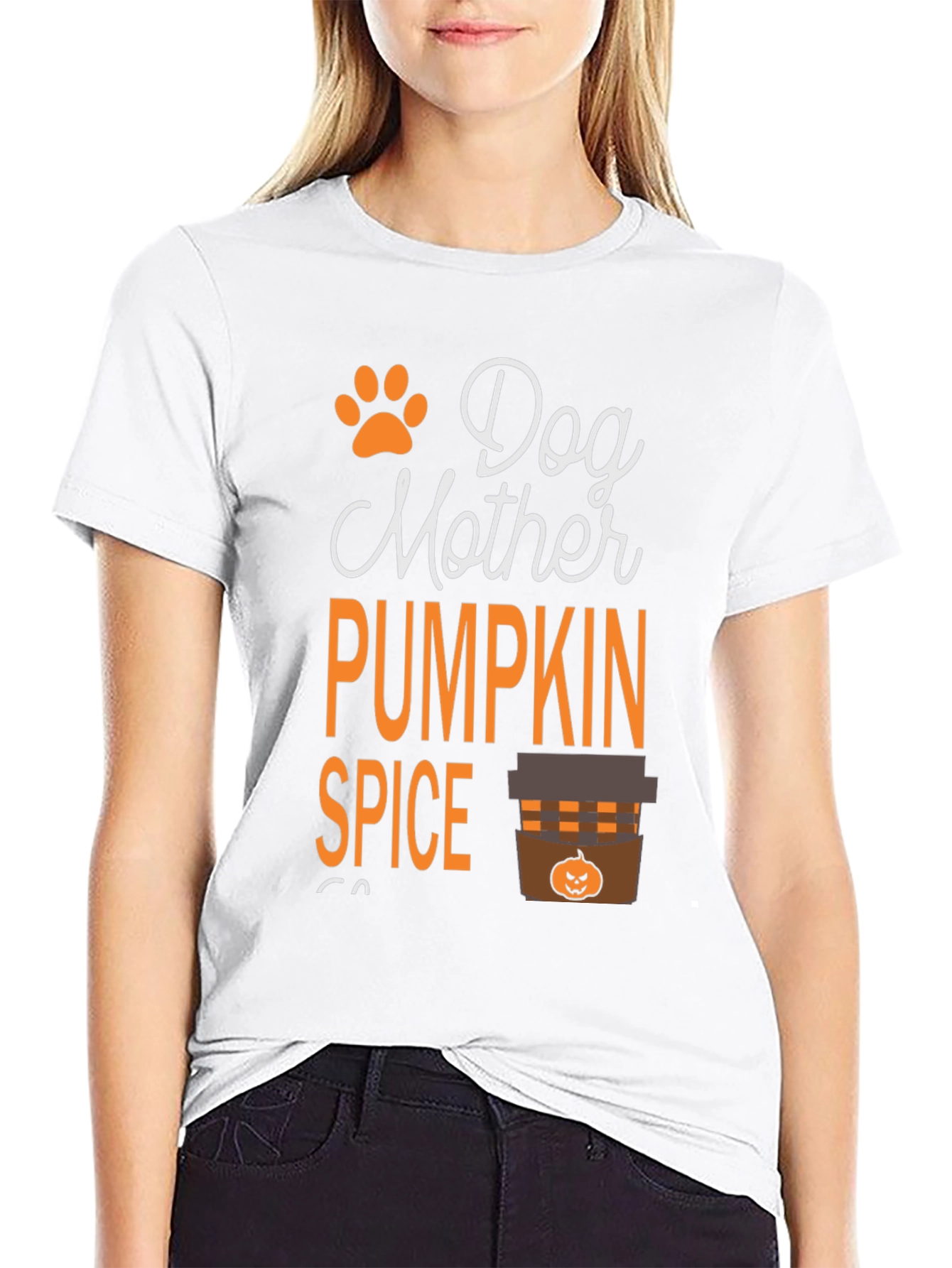 Dog Mother Pumpkin Spice Latte T-Shirt