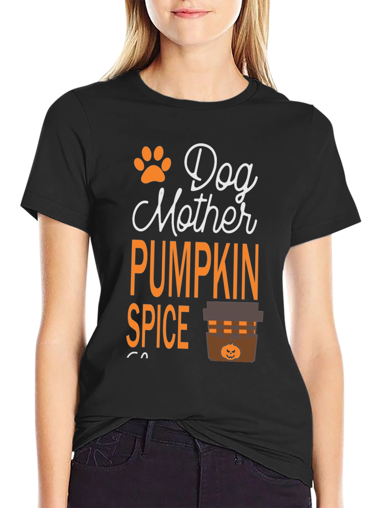 Dog Mother Pumpkin Spice Latte T-Shirt