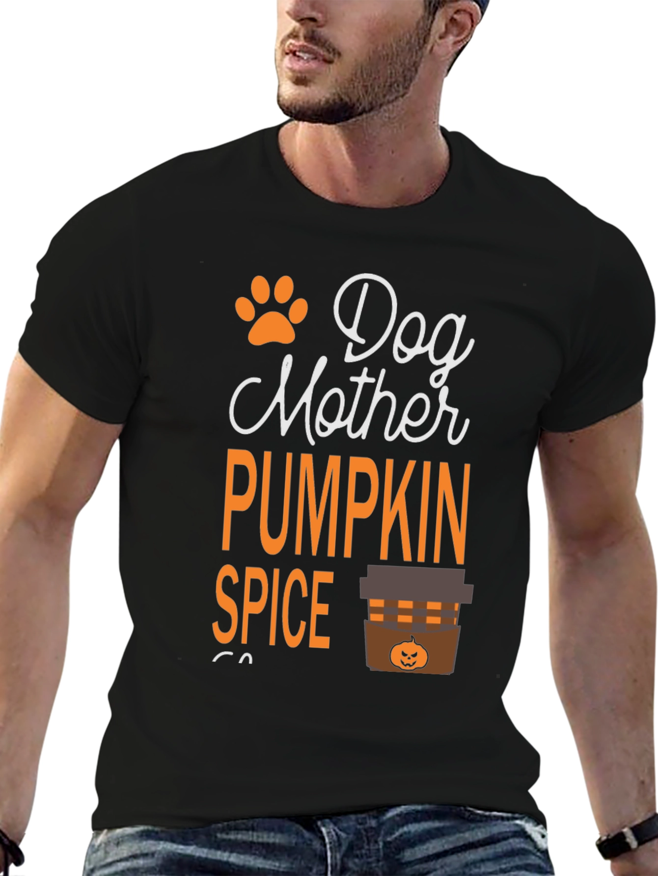 Dog Mother Pumpkin Spice Latte T-Shirt