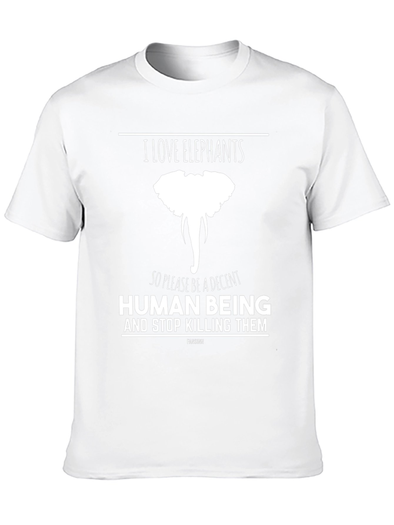 I Love Elephants Graphic Tee - Save the Elephants!