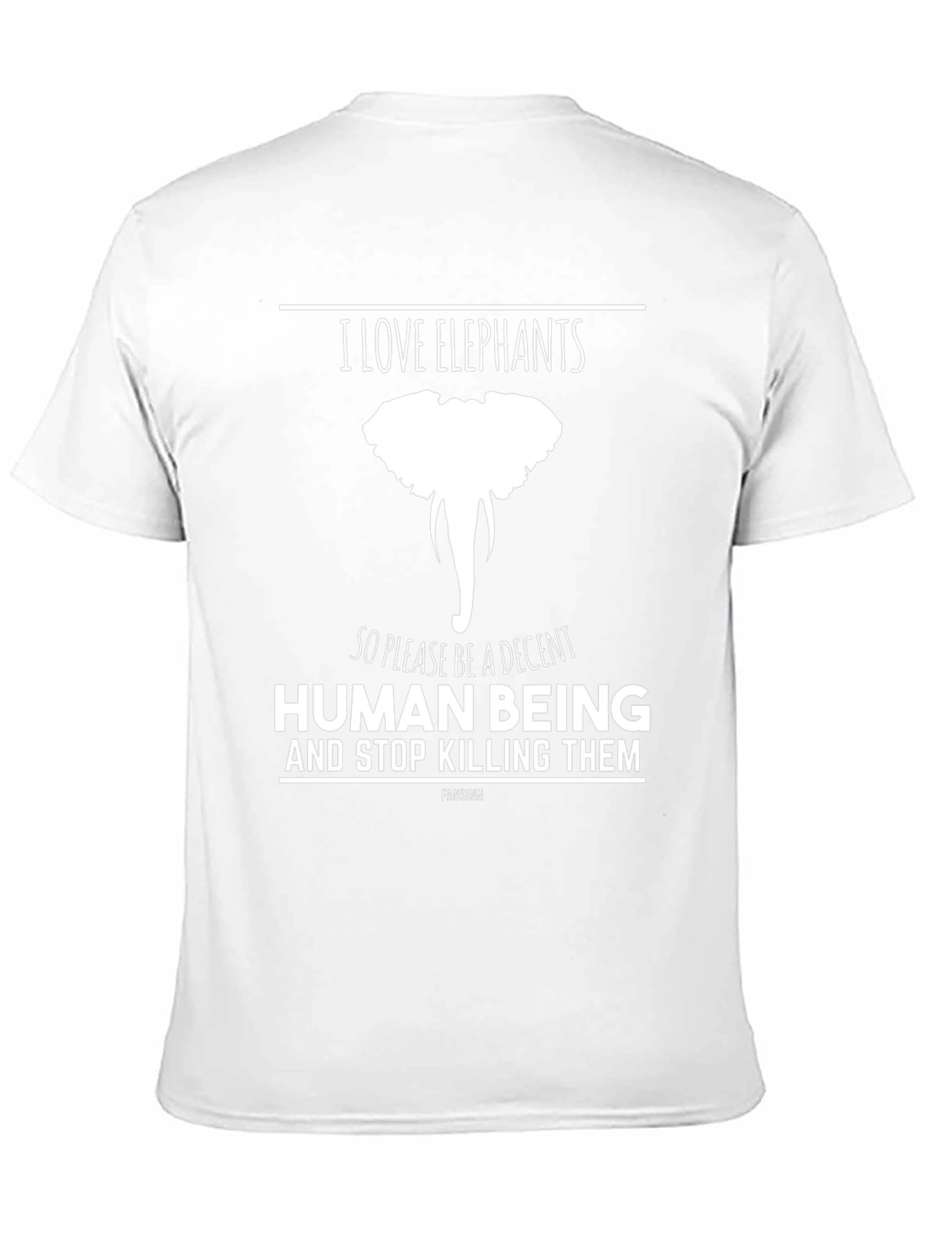 I Love Elephants Graphic Tee - Save the Elephants!