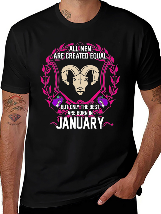 January Born Mens Graphic Tee