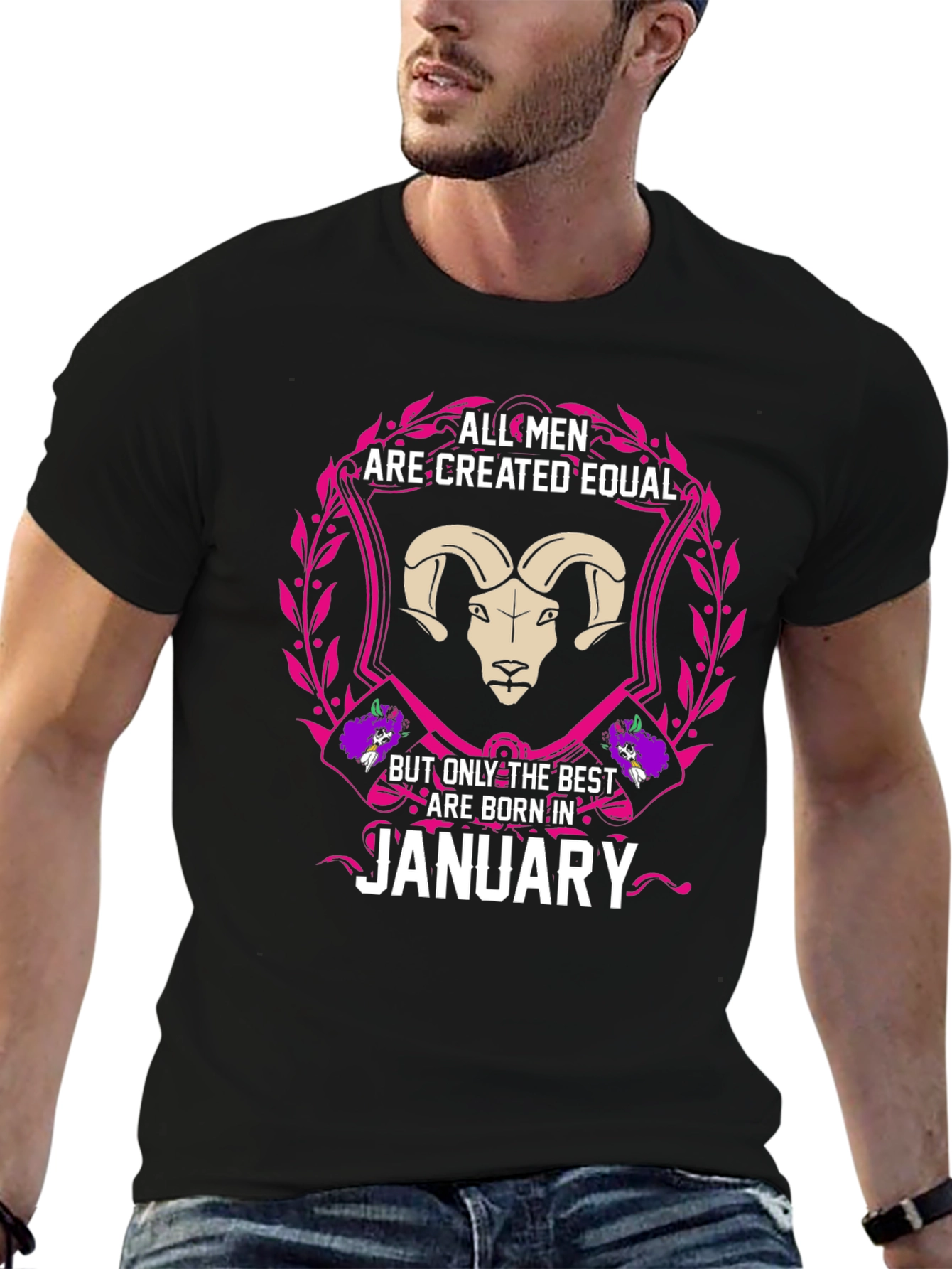 January Born Mens Graphic Tee