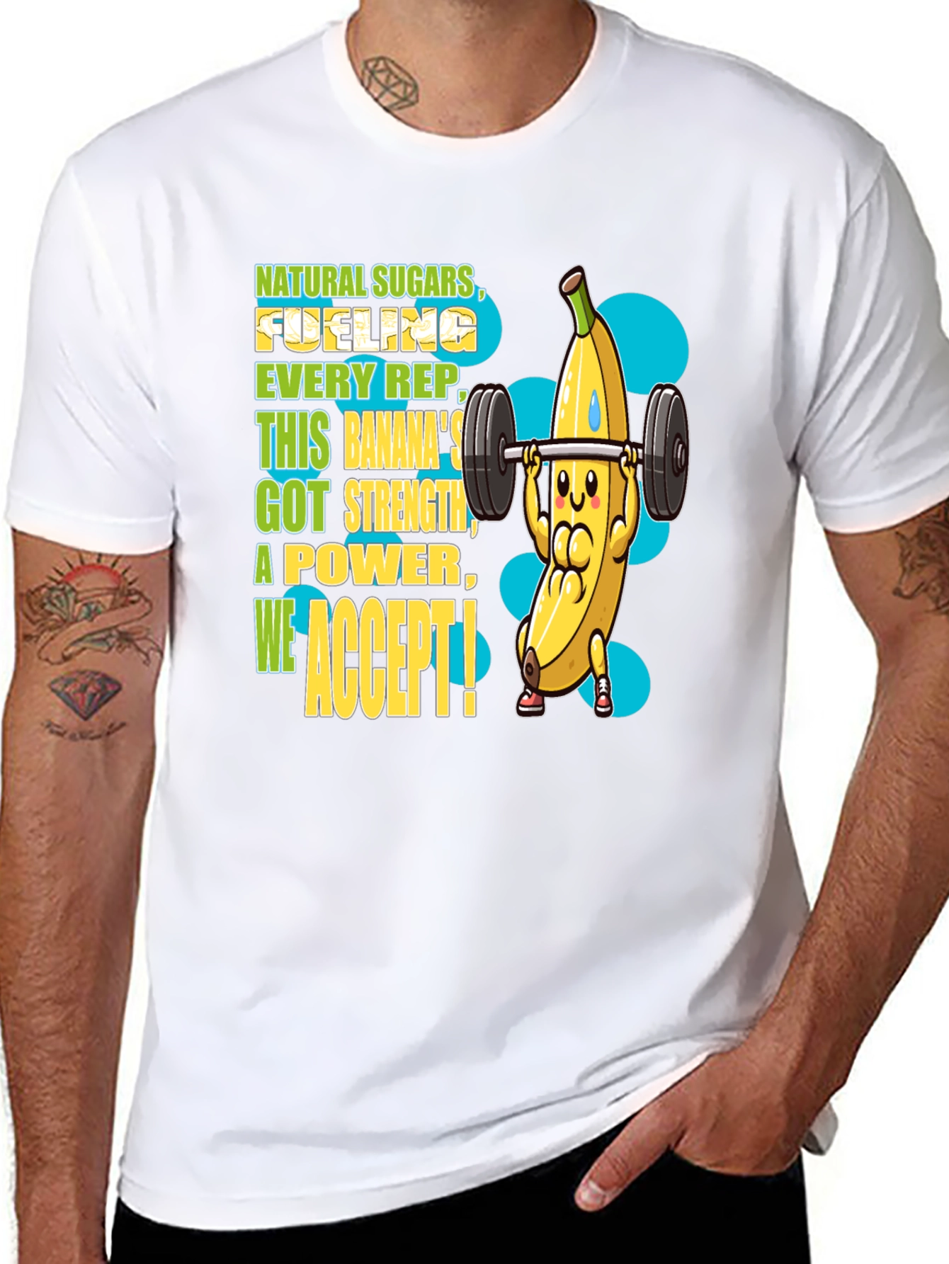 Funny Banana Weightlifting T-Shirt