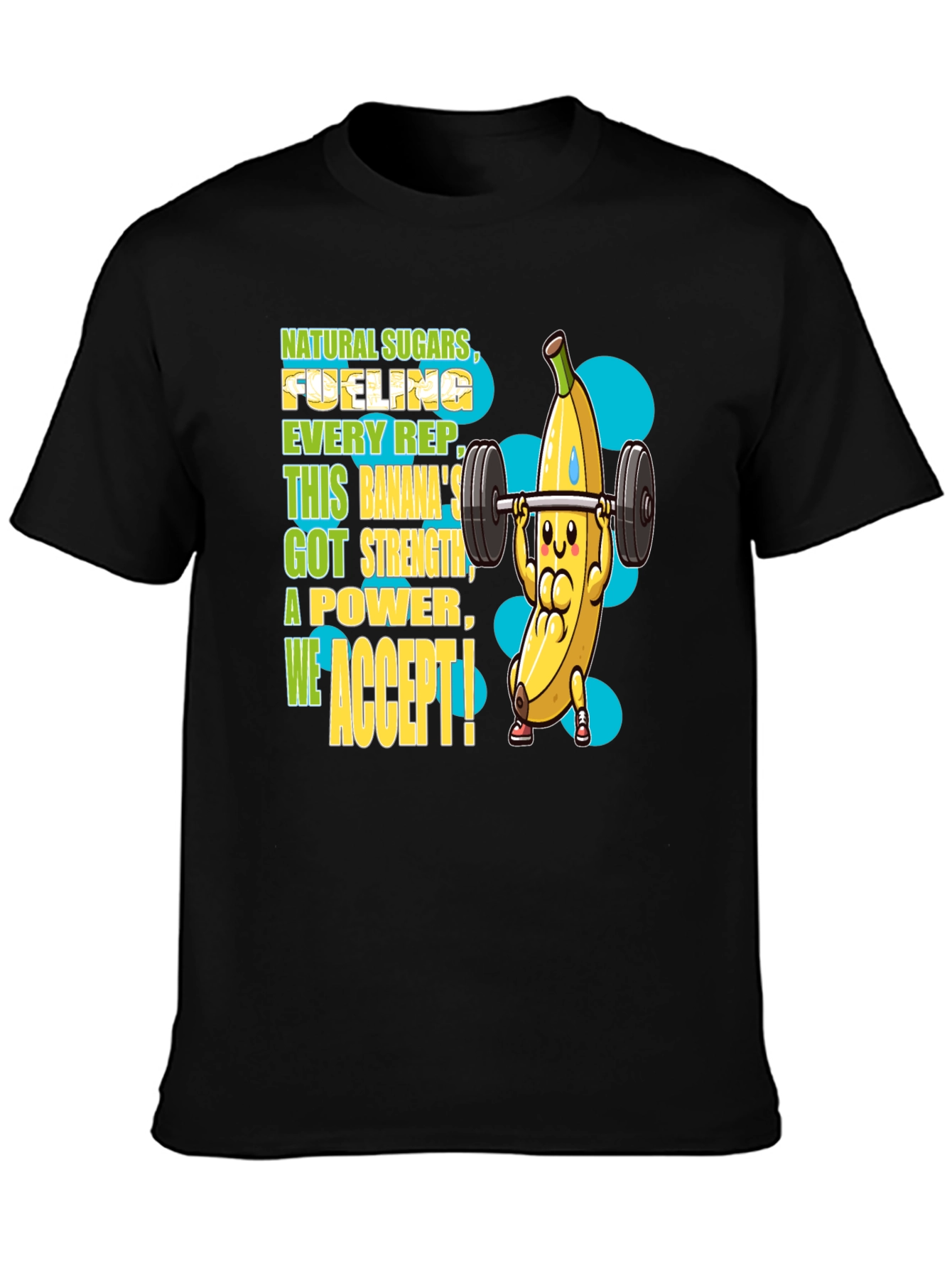Funny Banana Weightlifting T-Shirt