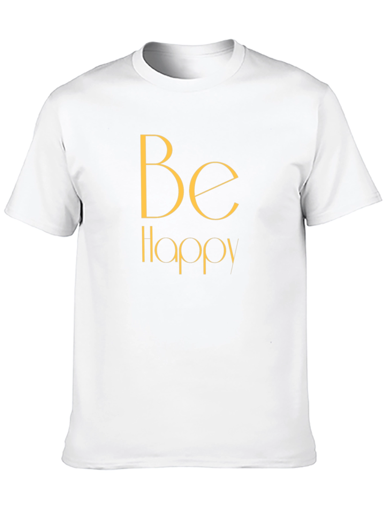 Be Happy Graphic T-Shirt - Casual Comfort