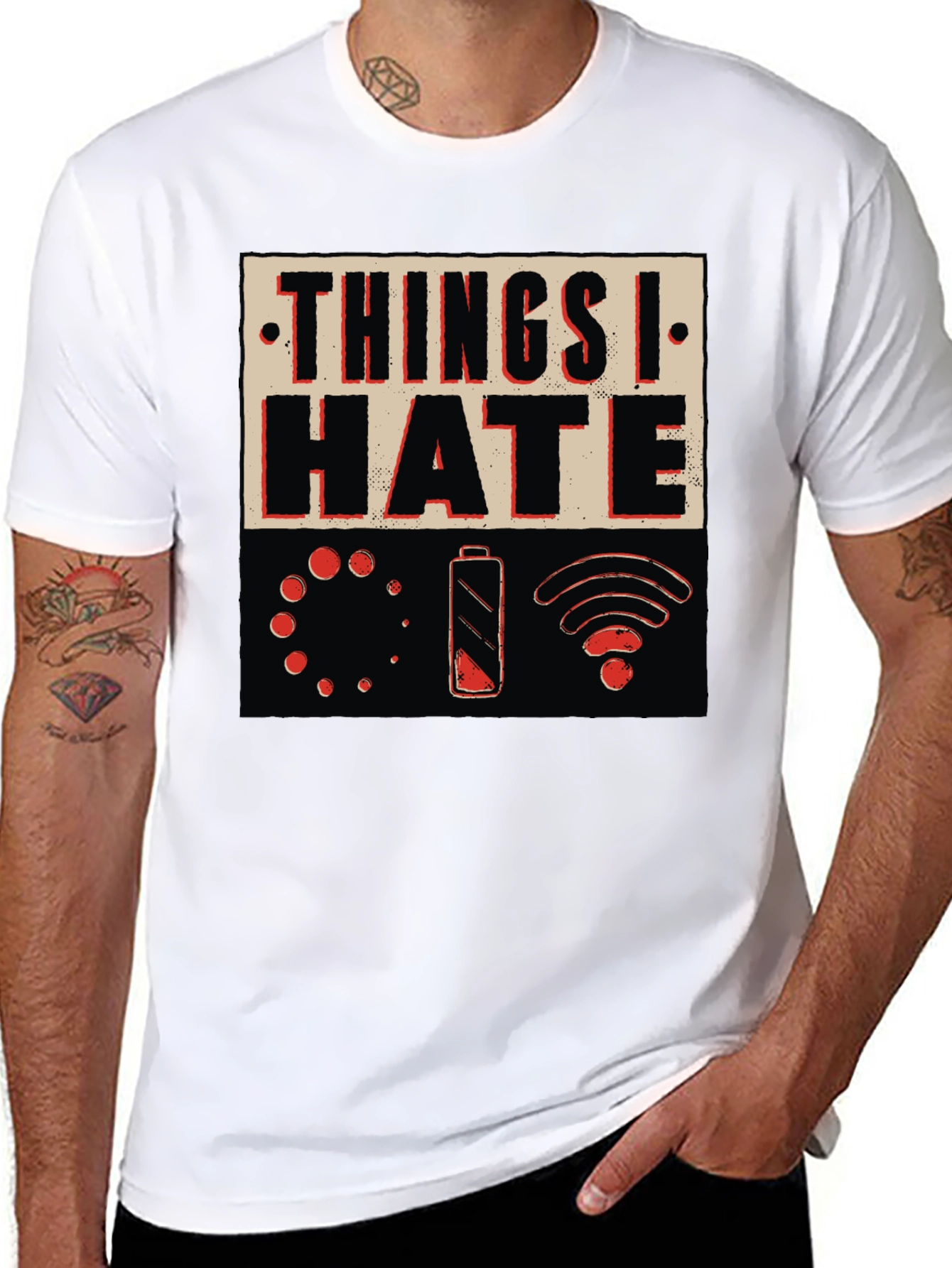 Things I Hate T-Shirt - Funny Tech Design