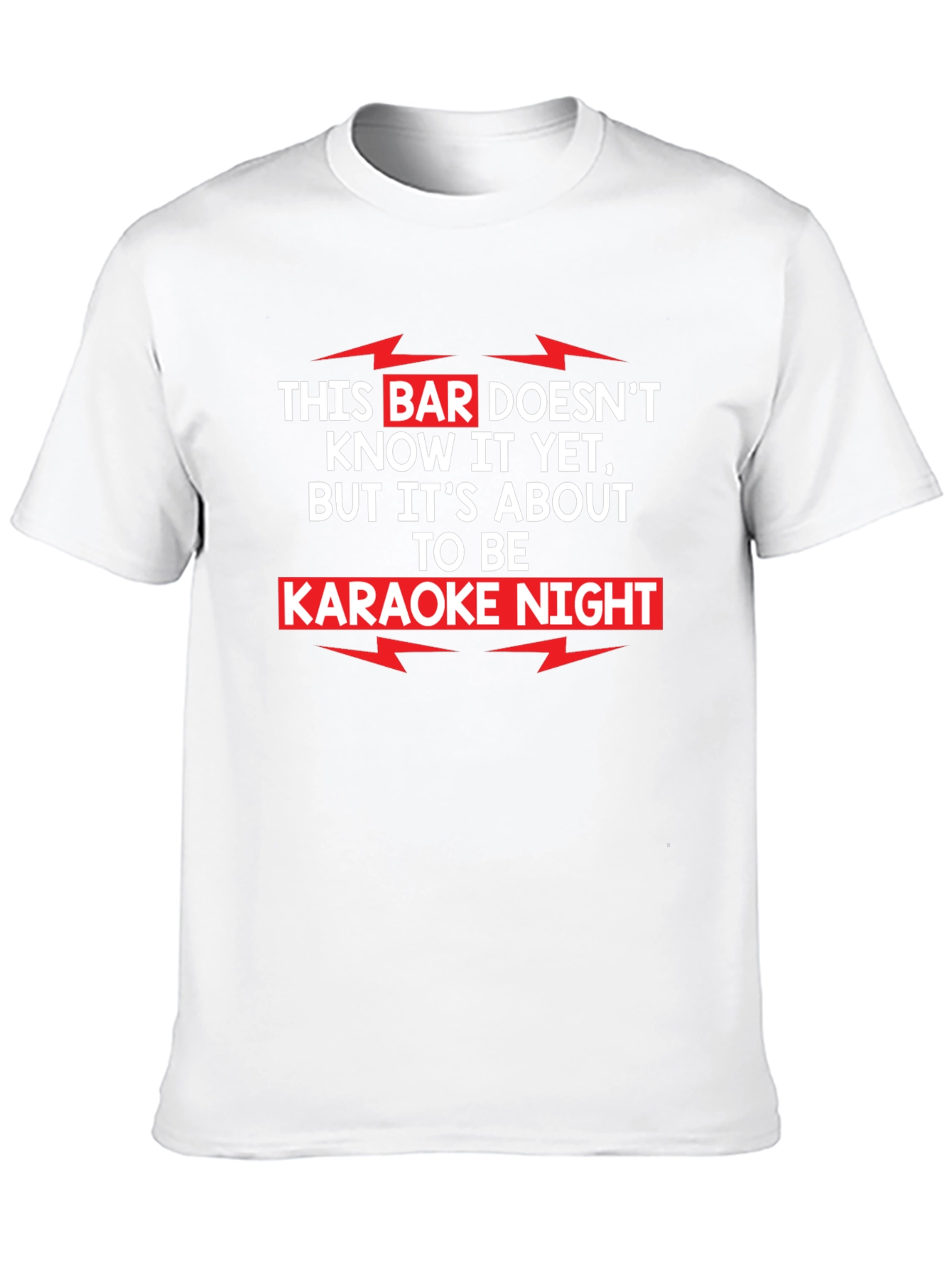 Karaoke Night T-Shirt Funny Bar Sing Tee