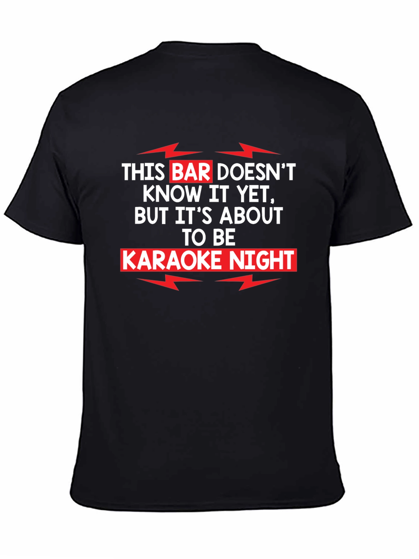 Karaoke Night T-Shirt Funny Bar Sing Tee