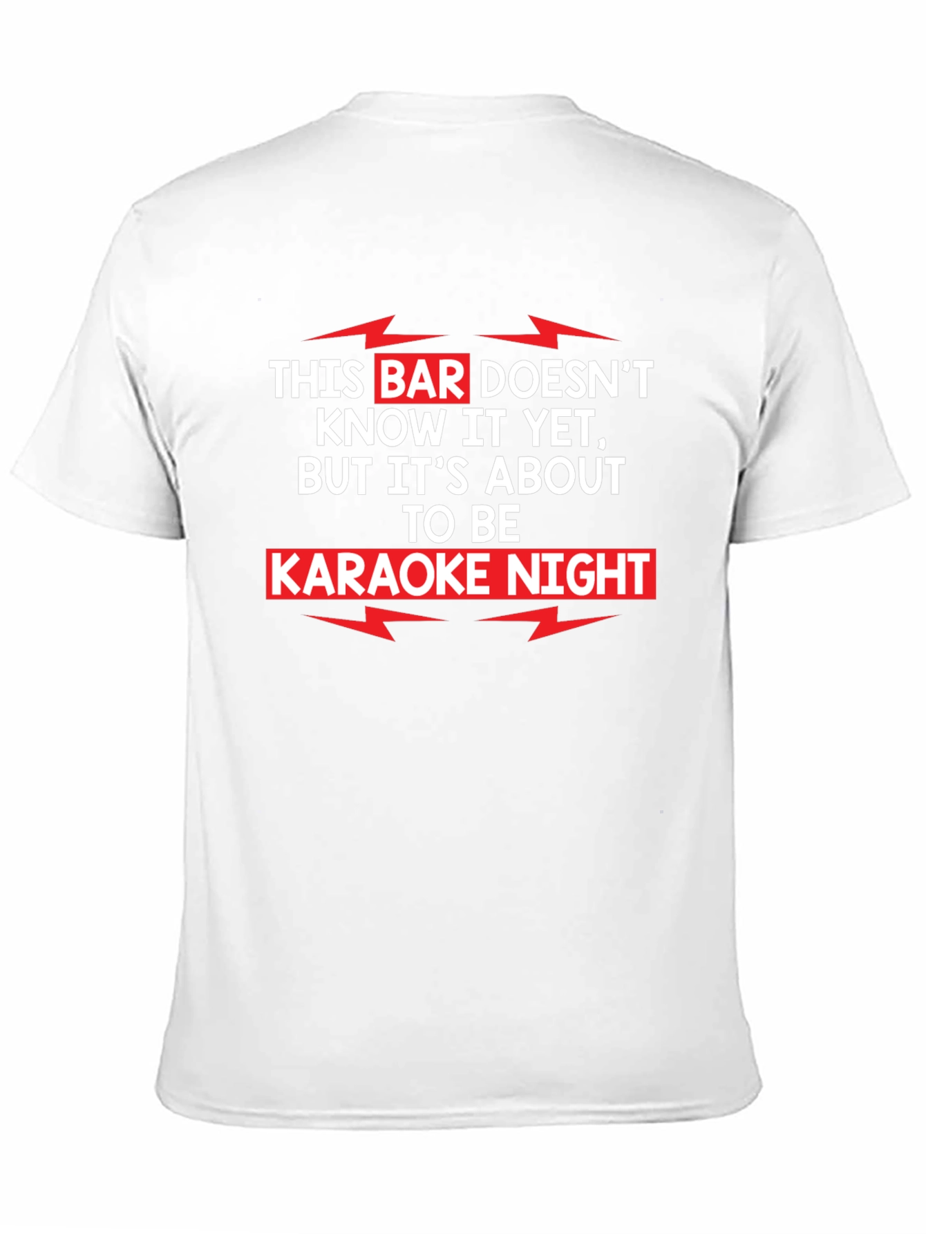 Karaoke Night T-Shirt Funny Bar Sing Tee
