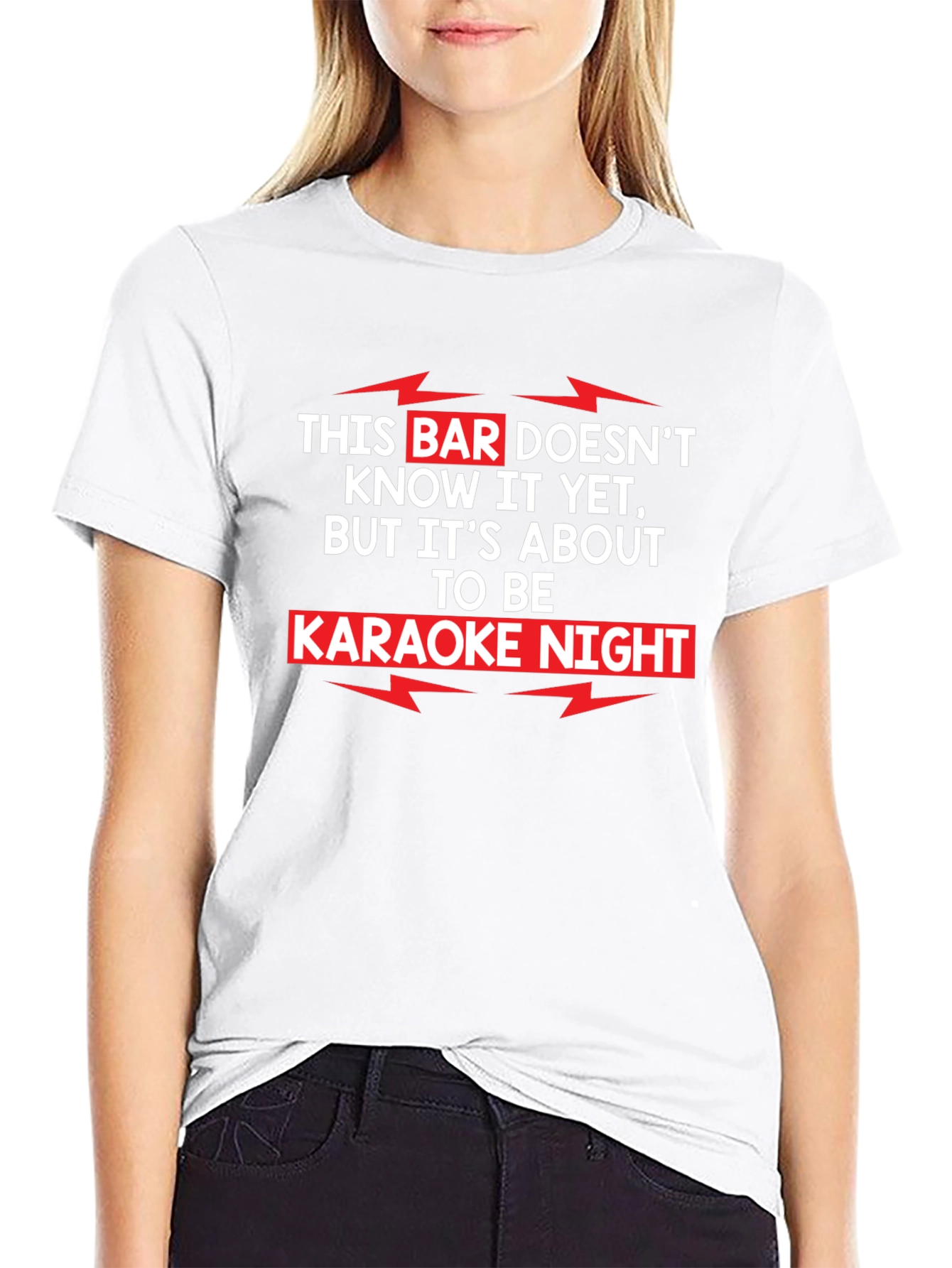 Karaoke Night T-Shirt Funny Bar Sing Tee