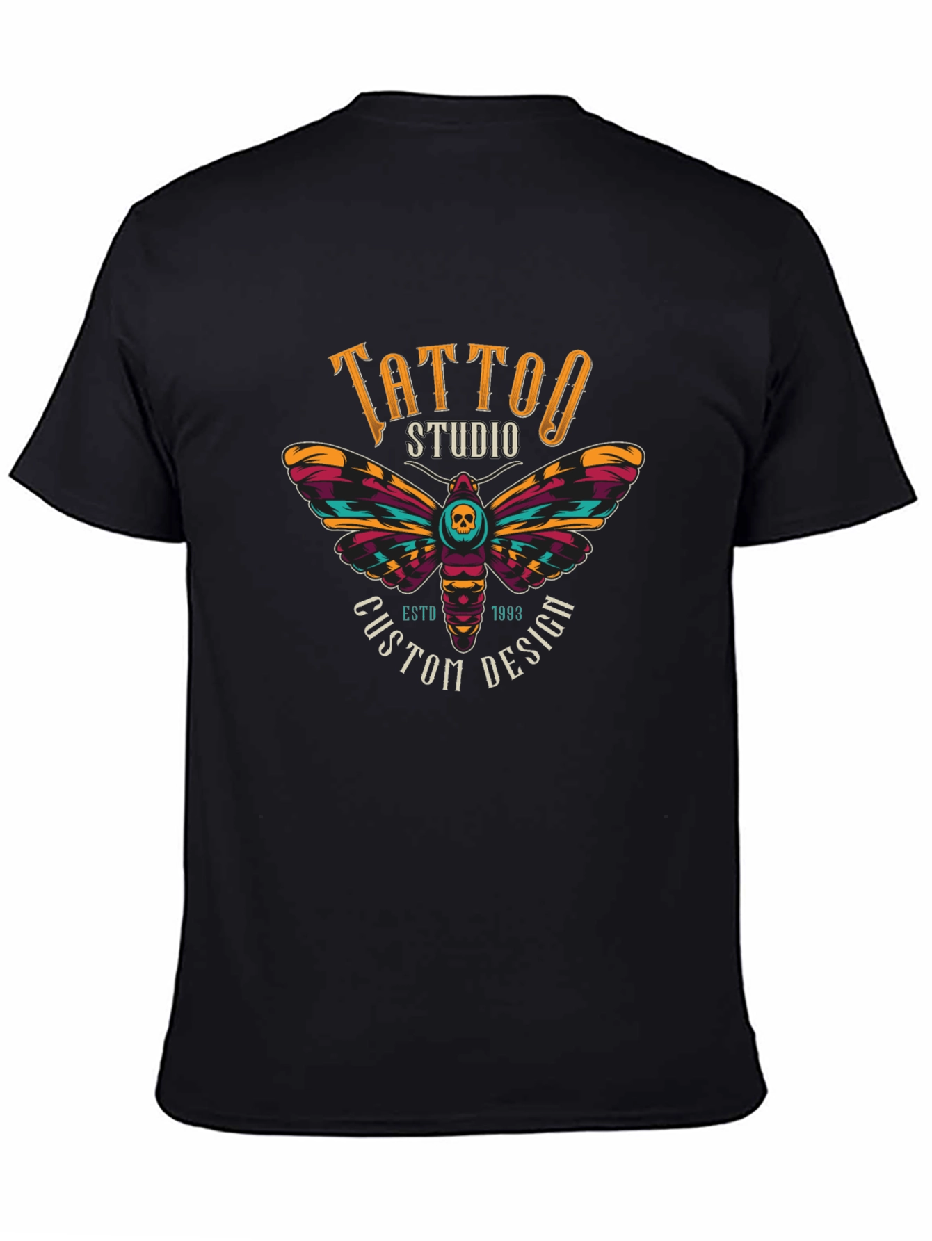Tattoo Studio Moth Graphic Tee