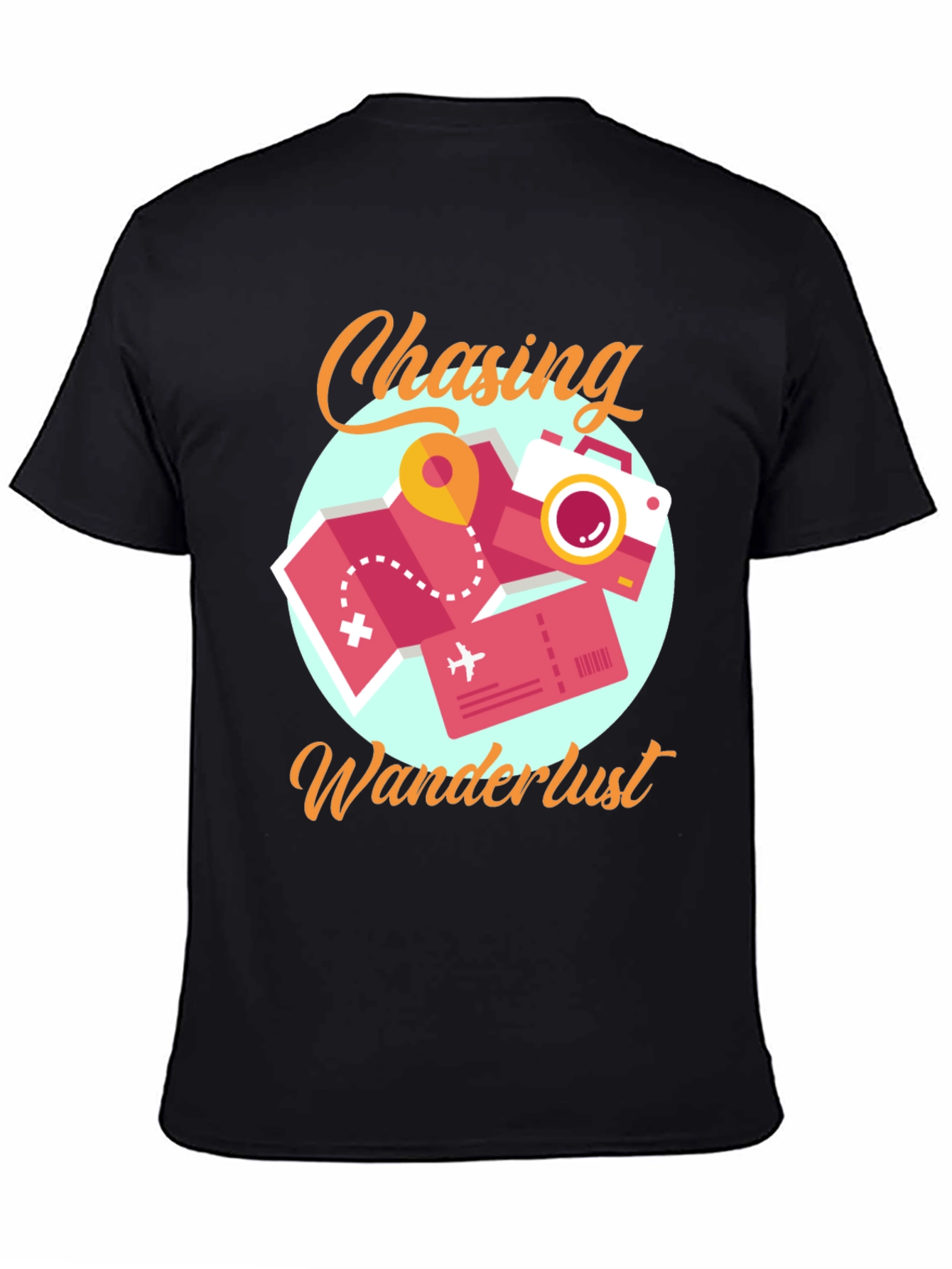 Chasing Wanderlust Graphic Tee - Travel T-Shirt