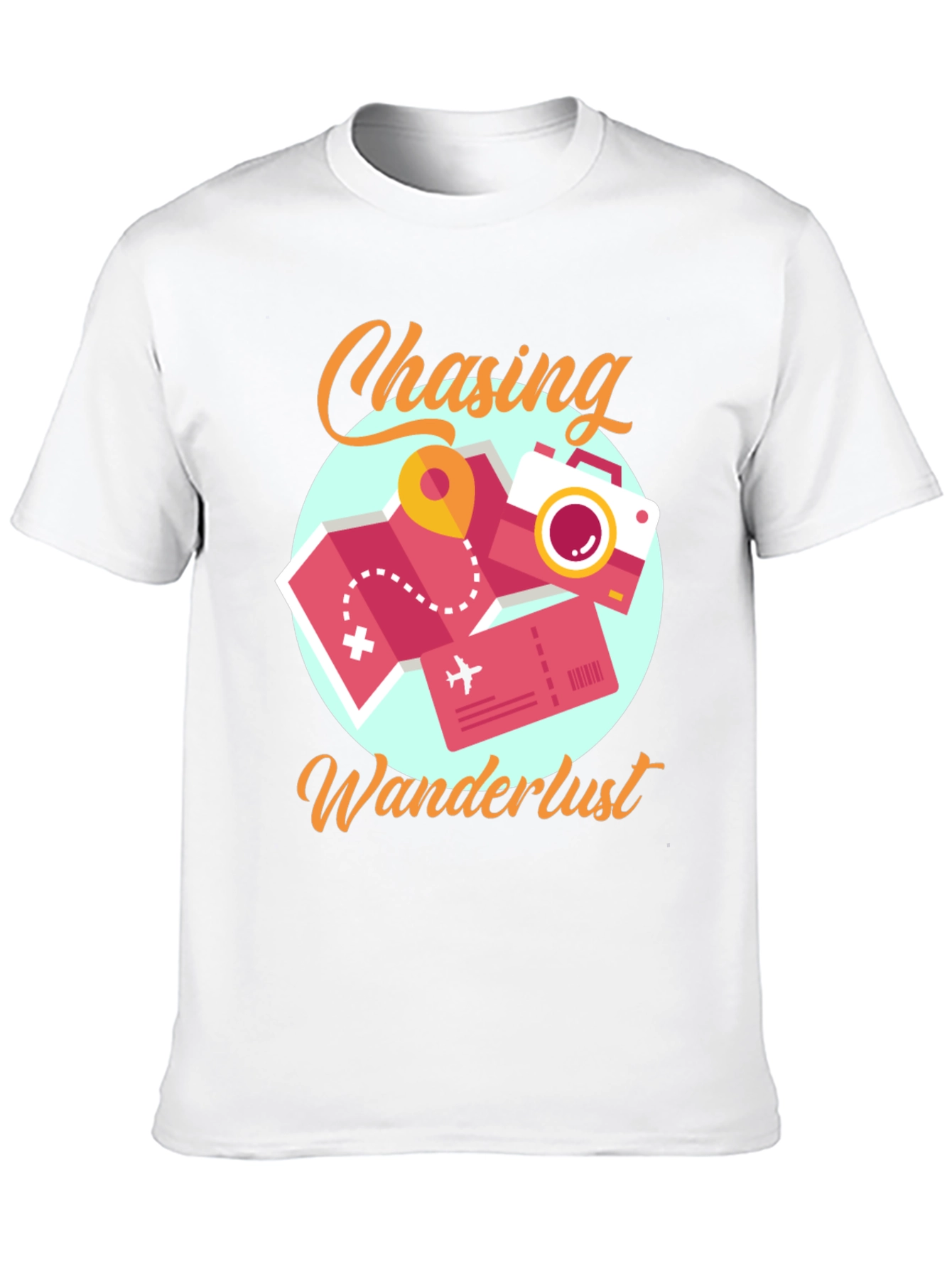 Chasing Wanderlust Graphic Tee - Travel T-Shirt