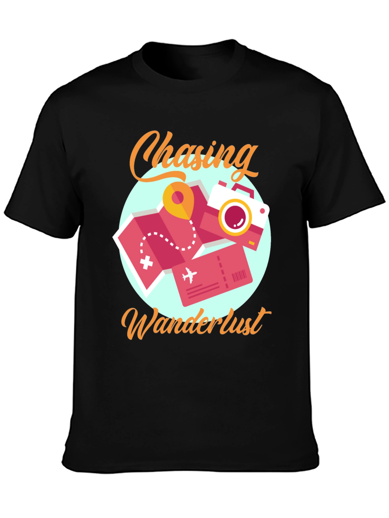 Chasing Wanderlust Graphic Tee - Travel T-Shirt