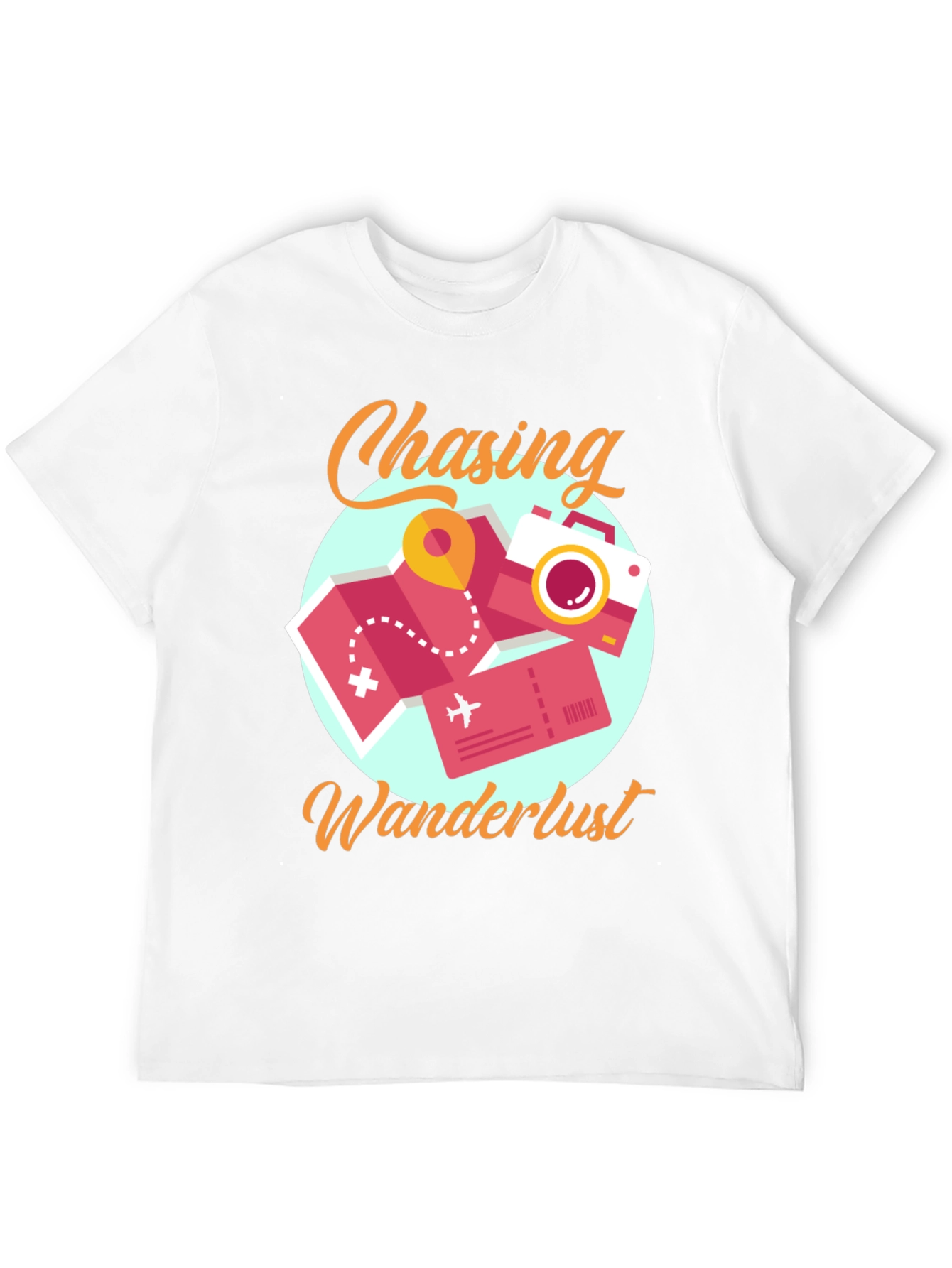 Chasing Wanderlust Graphic Tee - Travel T-Shirt