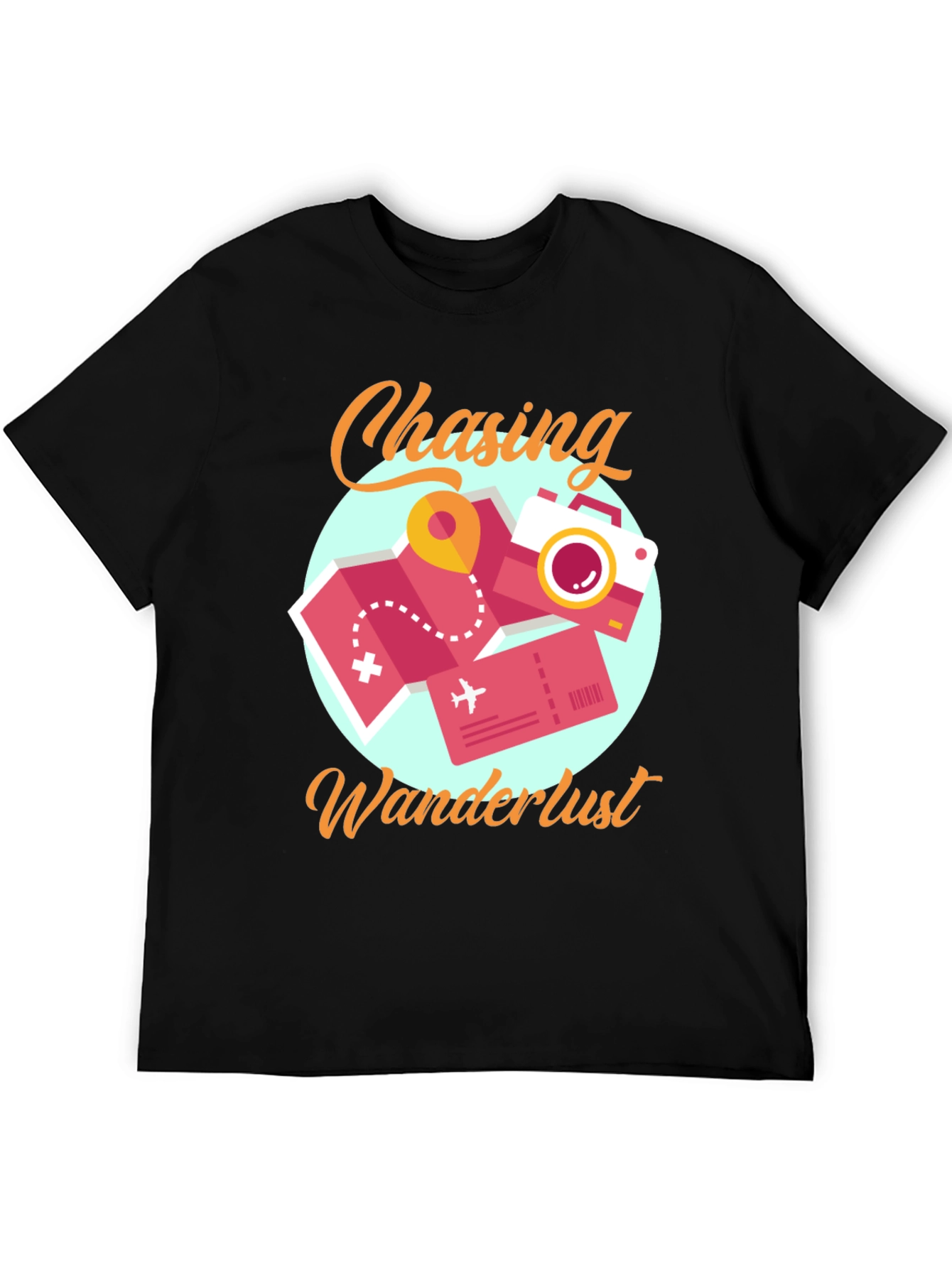 Chasing Wanderlust Graphic Tee - Travel T-Shirt