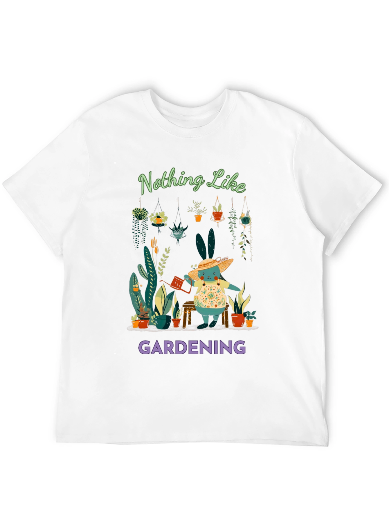 Gardening Bunny T-Shirt: Nothing Like Gardening