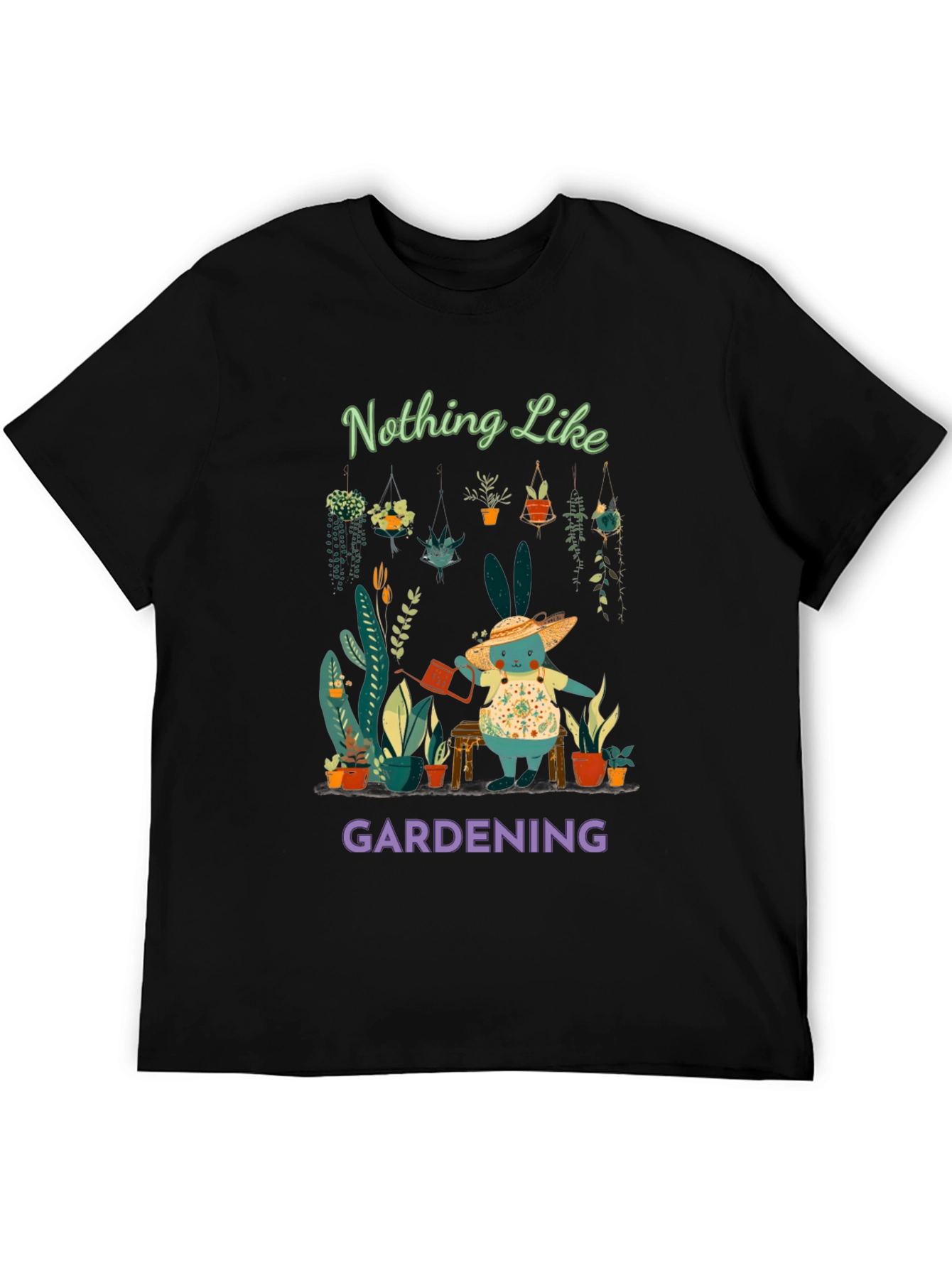 Gardening Bunny T-Shirt: Nothing Like Gardening
