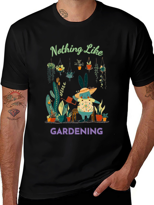 Gardening Bunny T-Shirt: Nothing Like Gardening