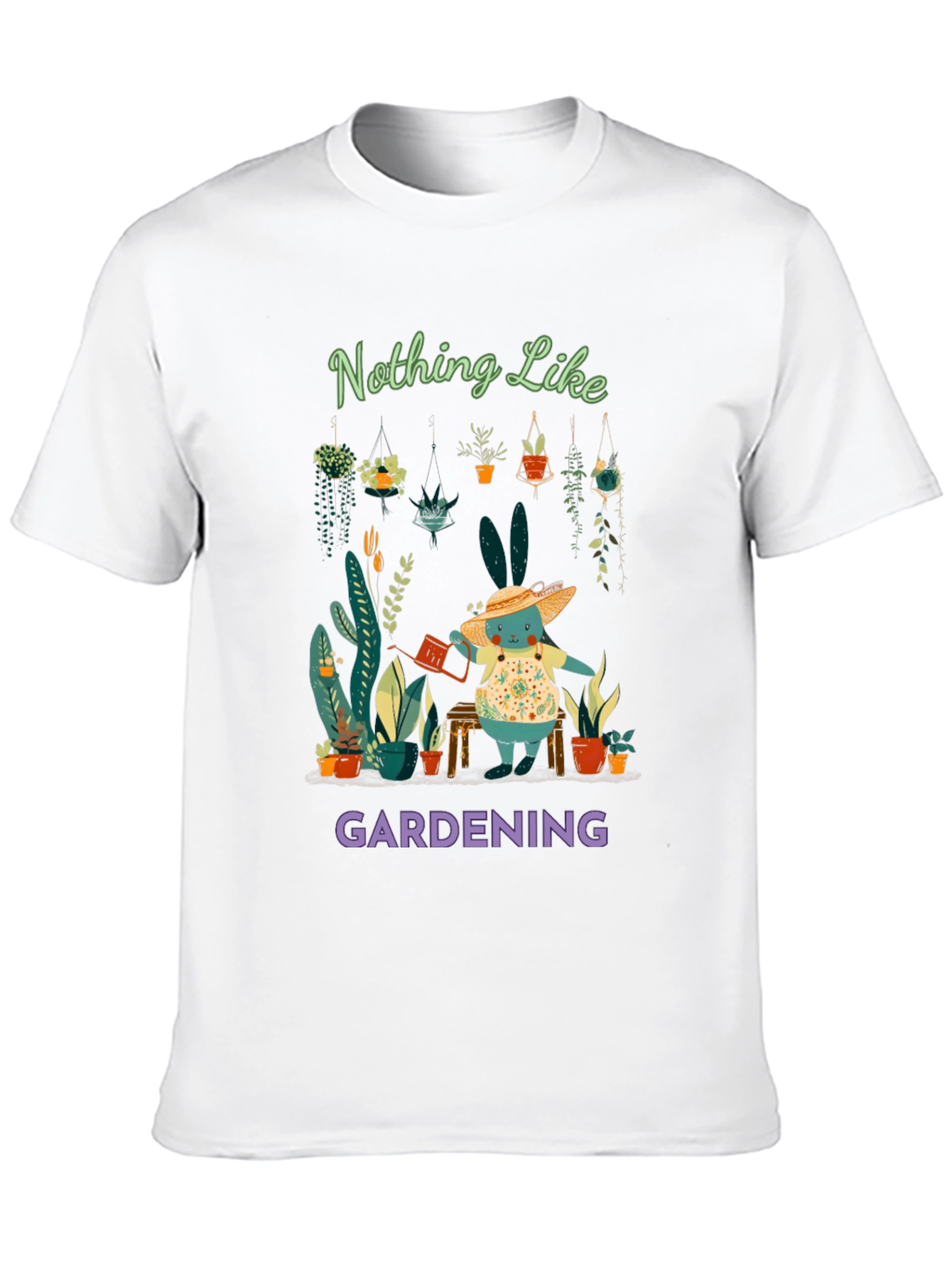Gardening Bunny T-Shirt: Nothing Like Gardening