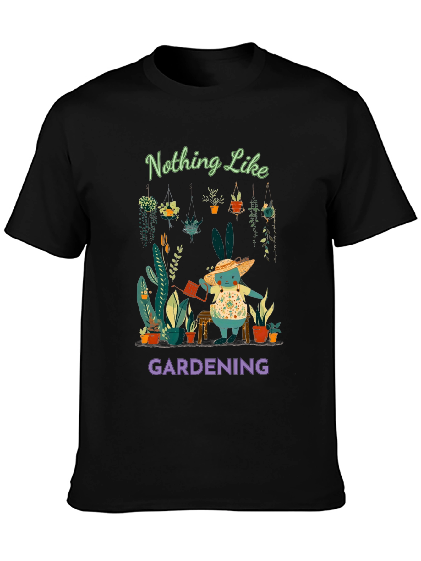 Gardening Bunny T-Shirt: Nothing Like Gardening