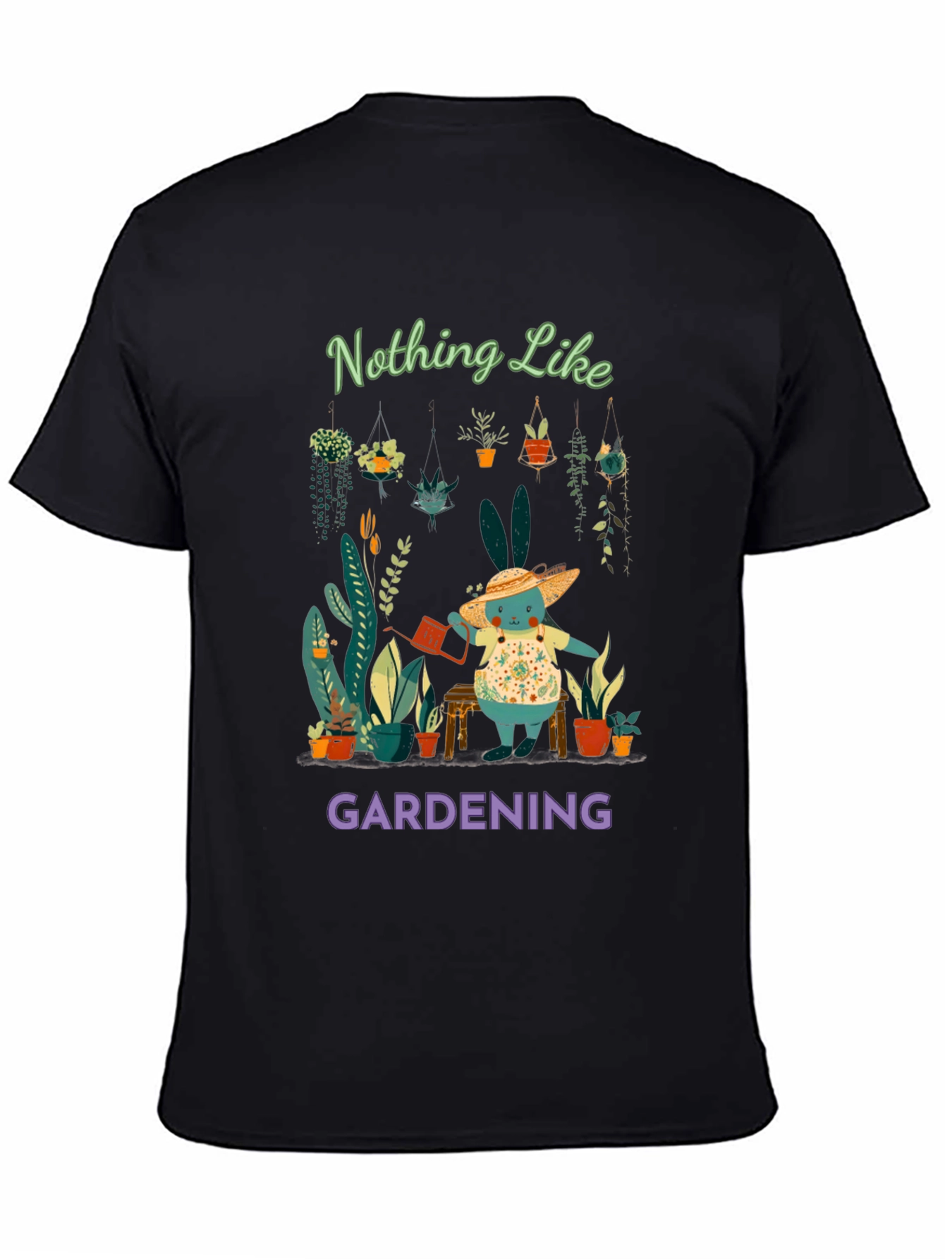 Gardening Bunny T-Shirt: Nothing Like Gardening