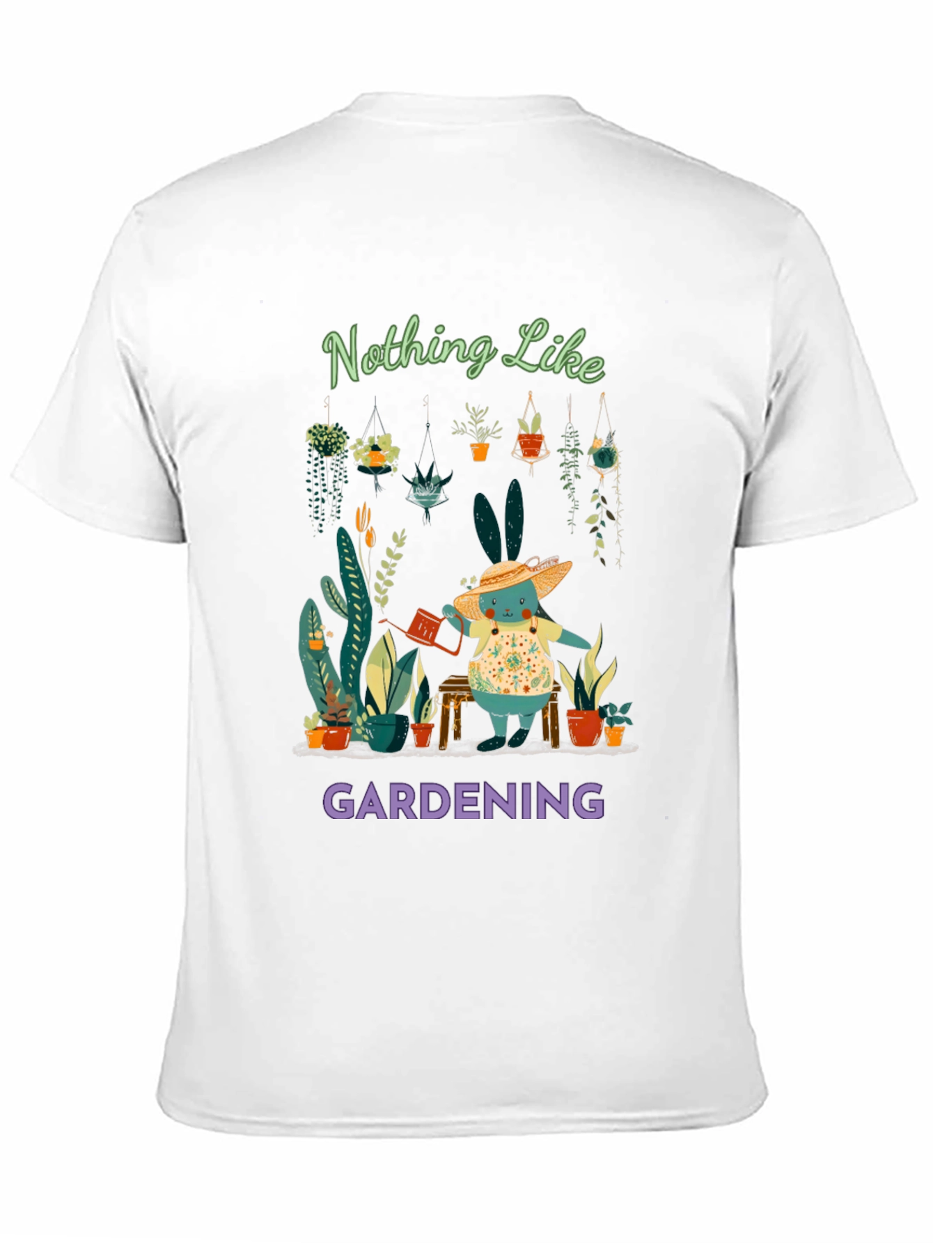 Gardening Bunny T-Shirt: Nothing Like Gardening