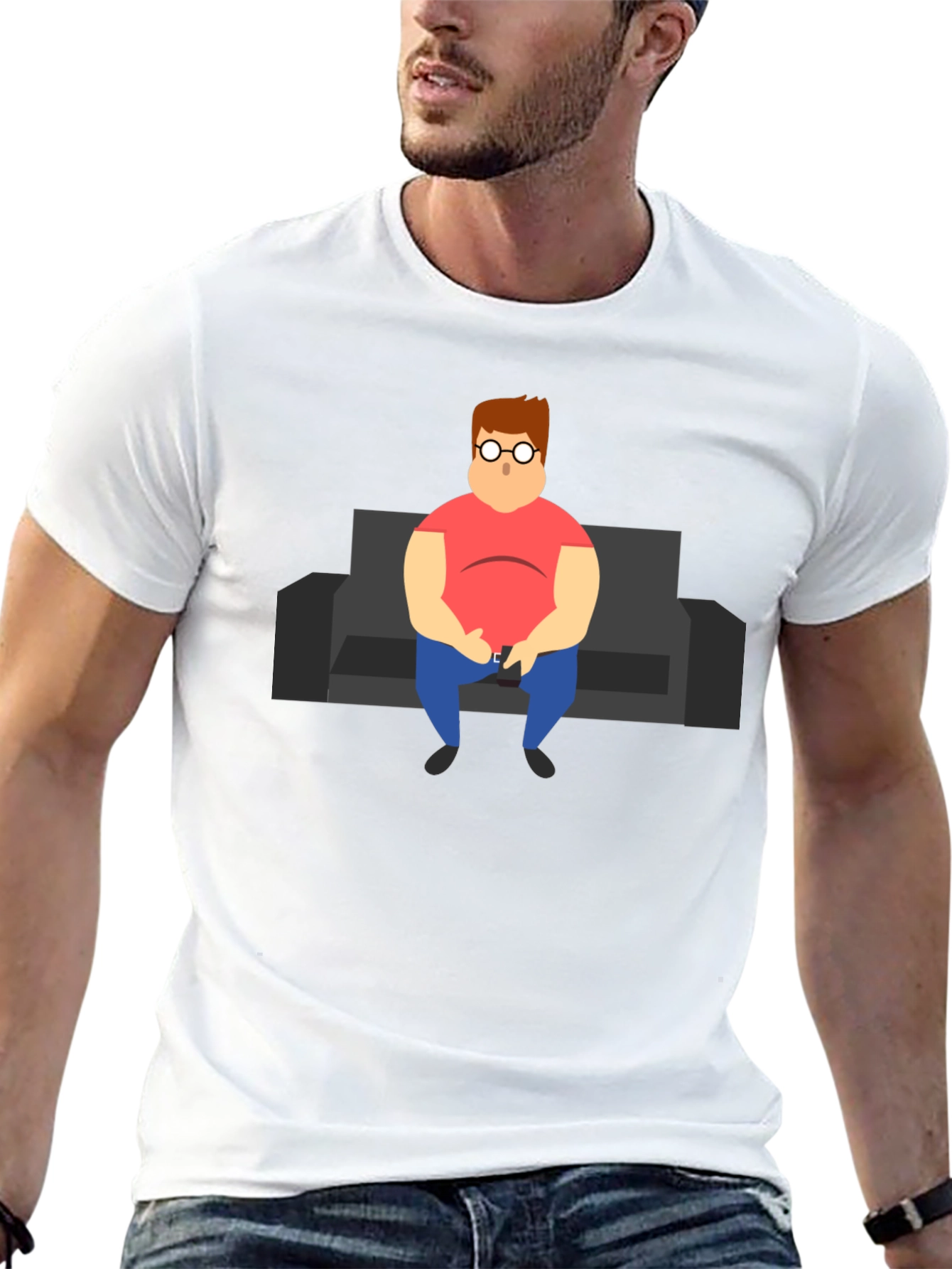 Funny Couch Potato T-Shirt - Gamer Life