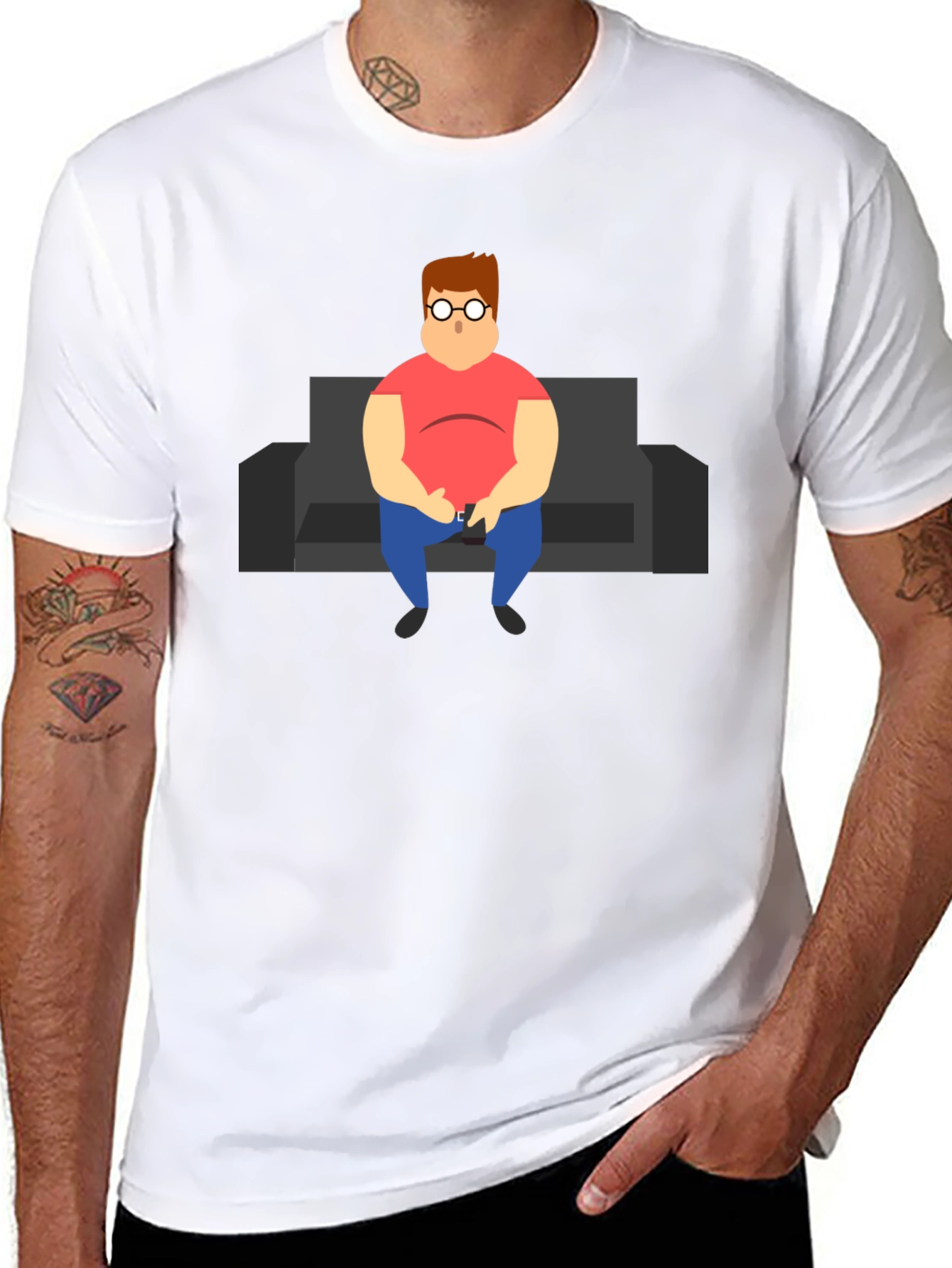 Funny Couch Potato T-Shirt - Gamer Life