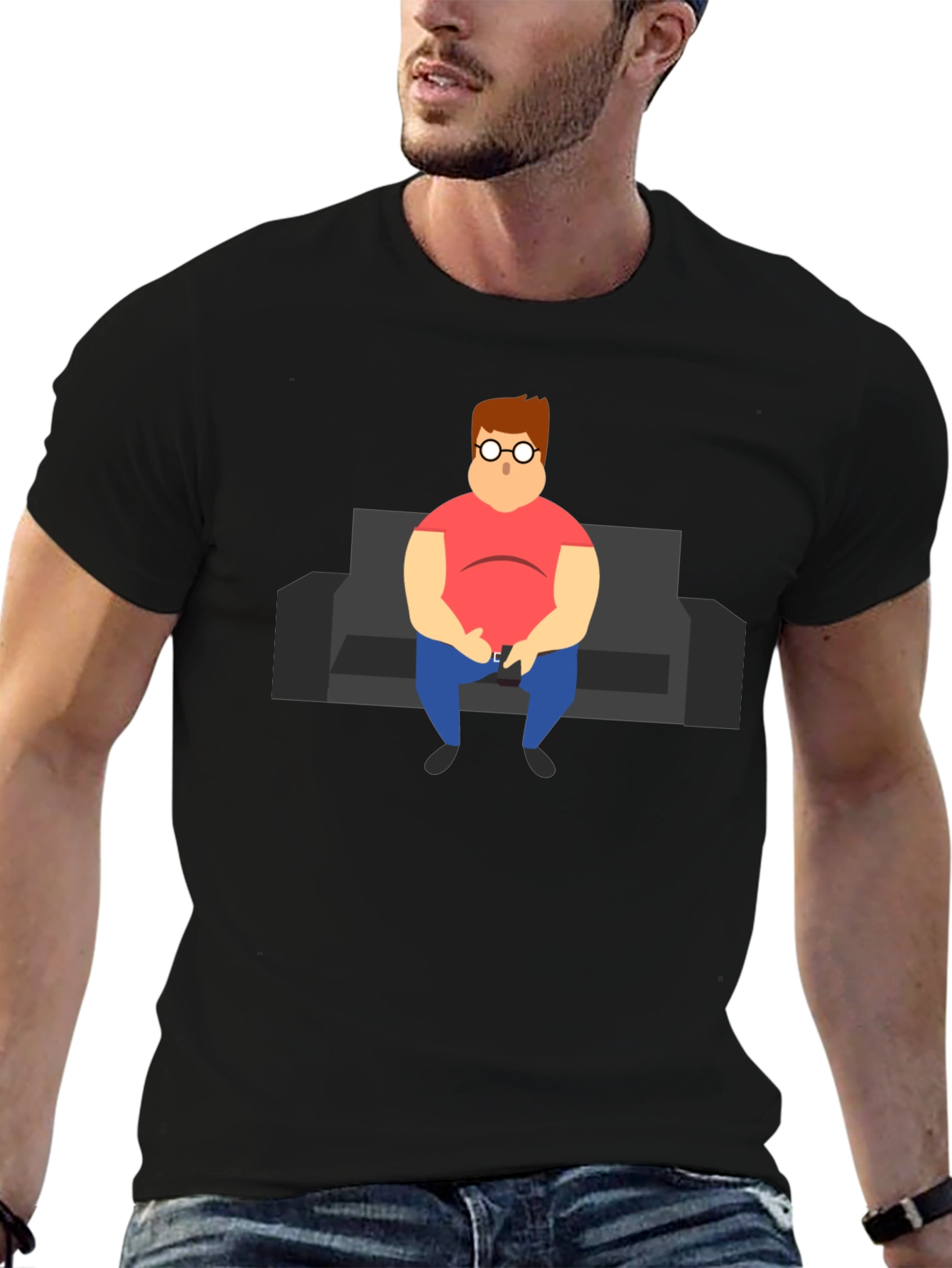Funny Couch Potato T-Shirt - Gamer Life