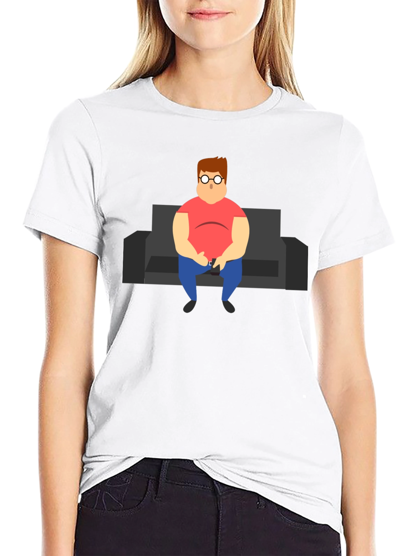 Funny Couch Potato T-Shirt - Gamer Life