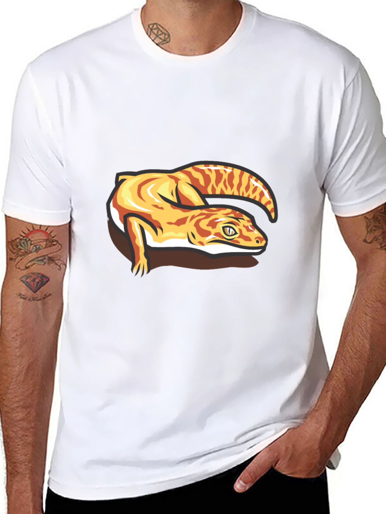 Gecko Graphic Tee - Stylish Reptile Lover T-Shirt