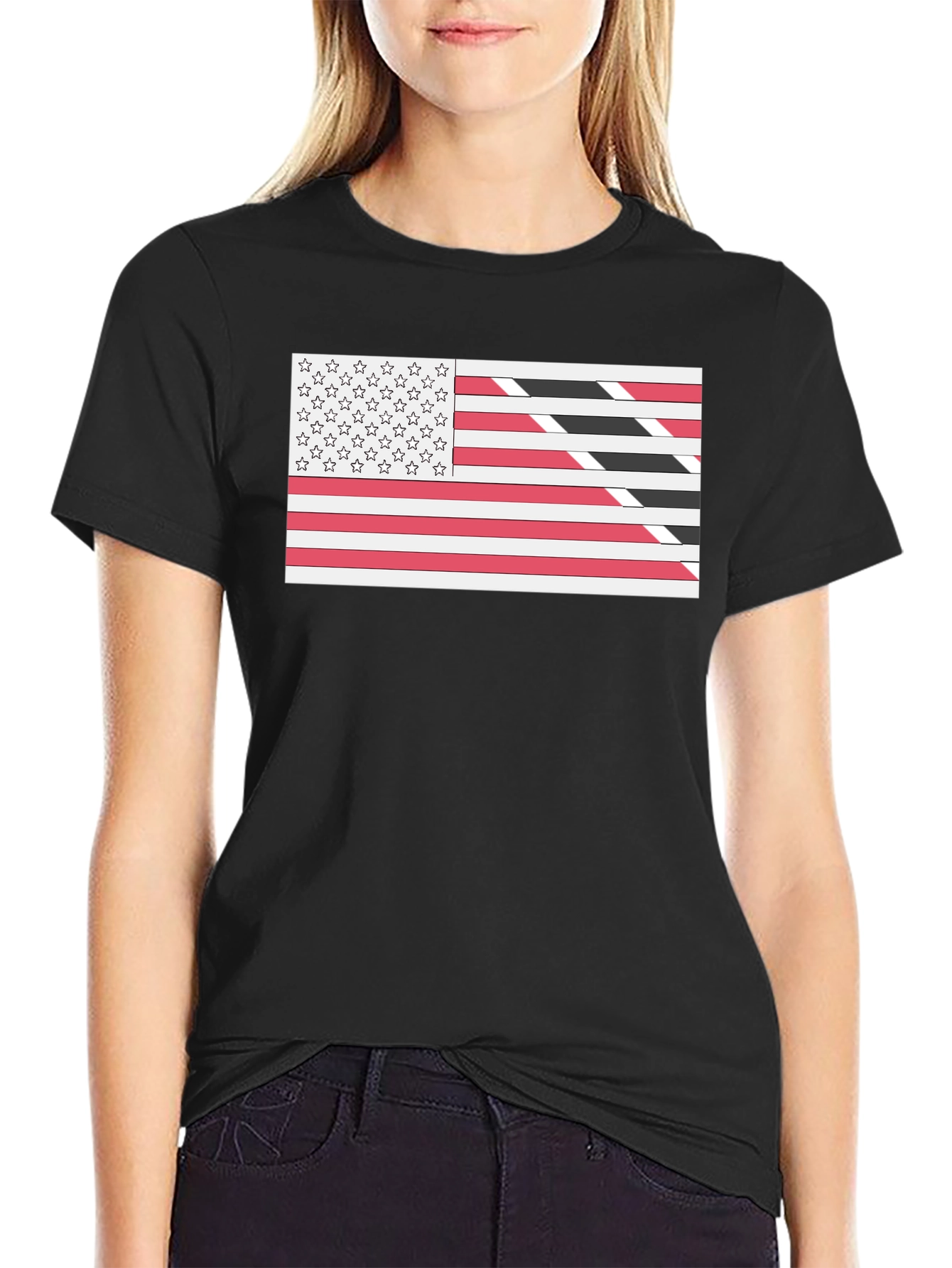 US Trinidad Flag T-Shirt - Patriotic Pride