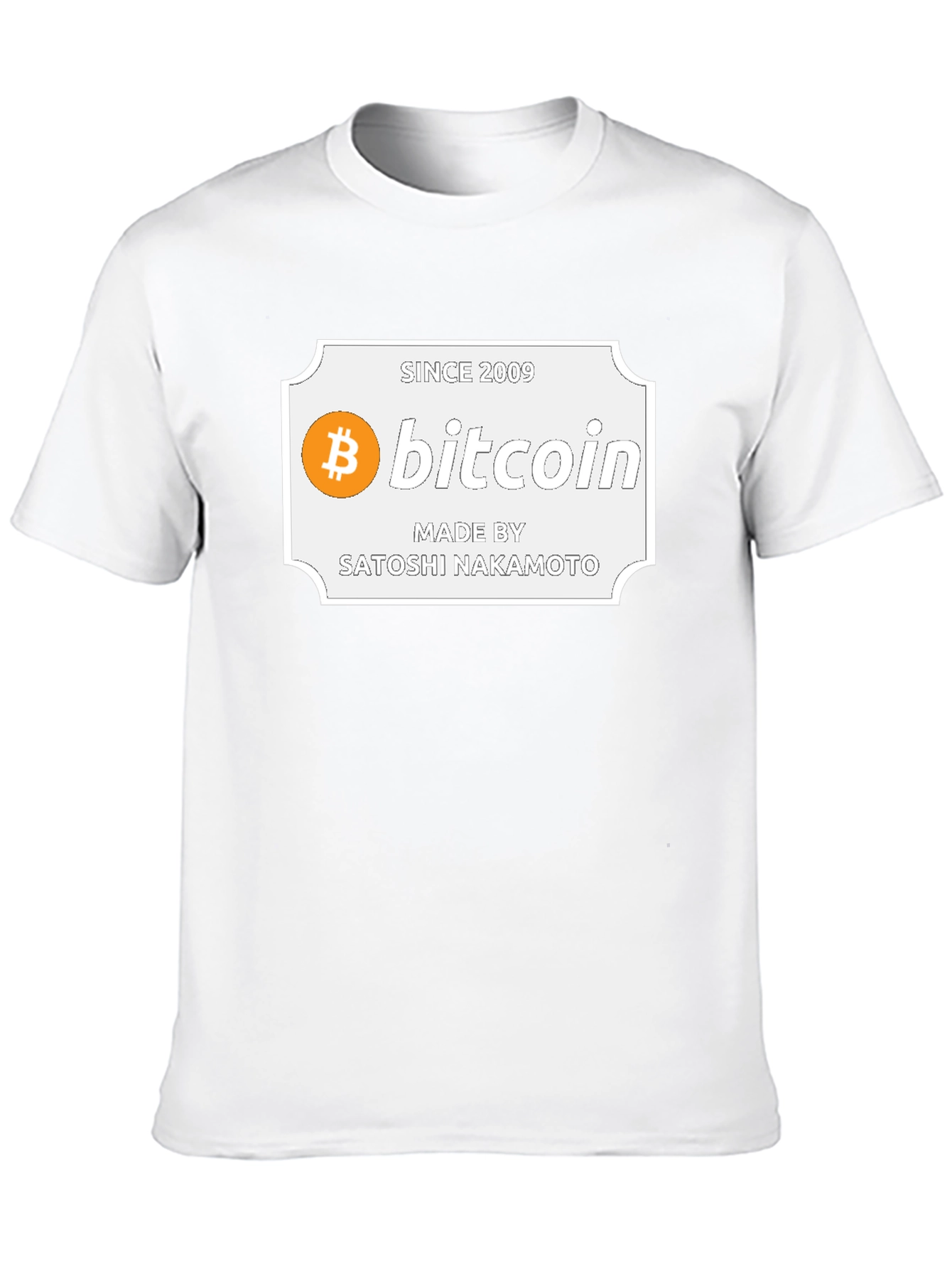 Bitcoin Satoshi Nakamoto Black Graphic Tee