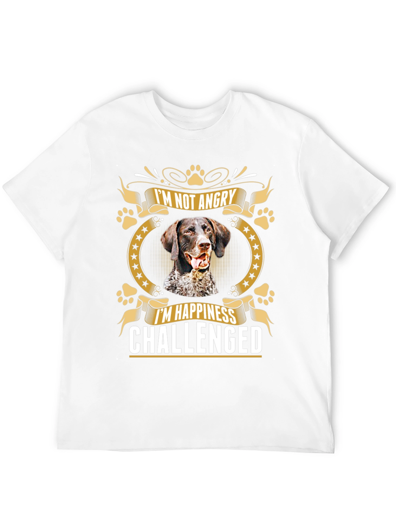 Im Not Angry Dog T-Shirt