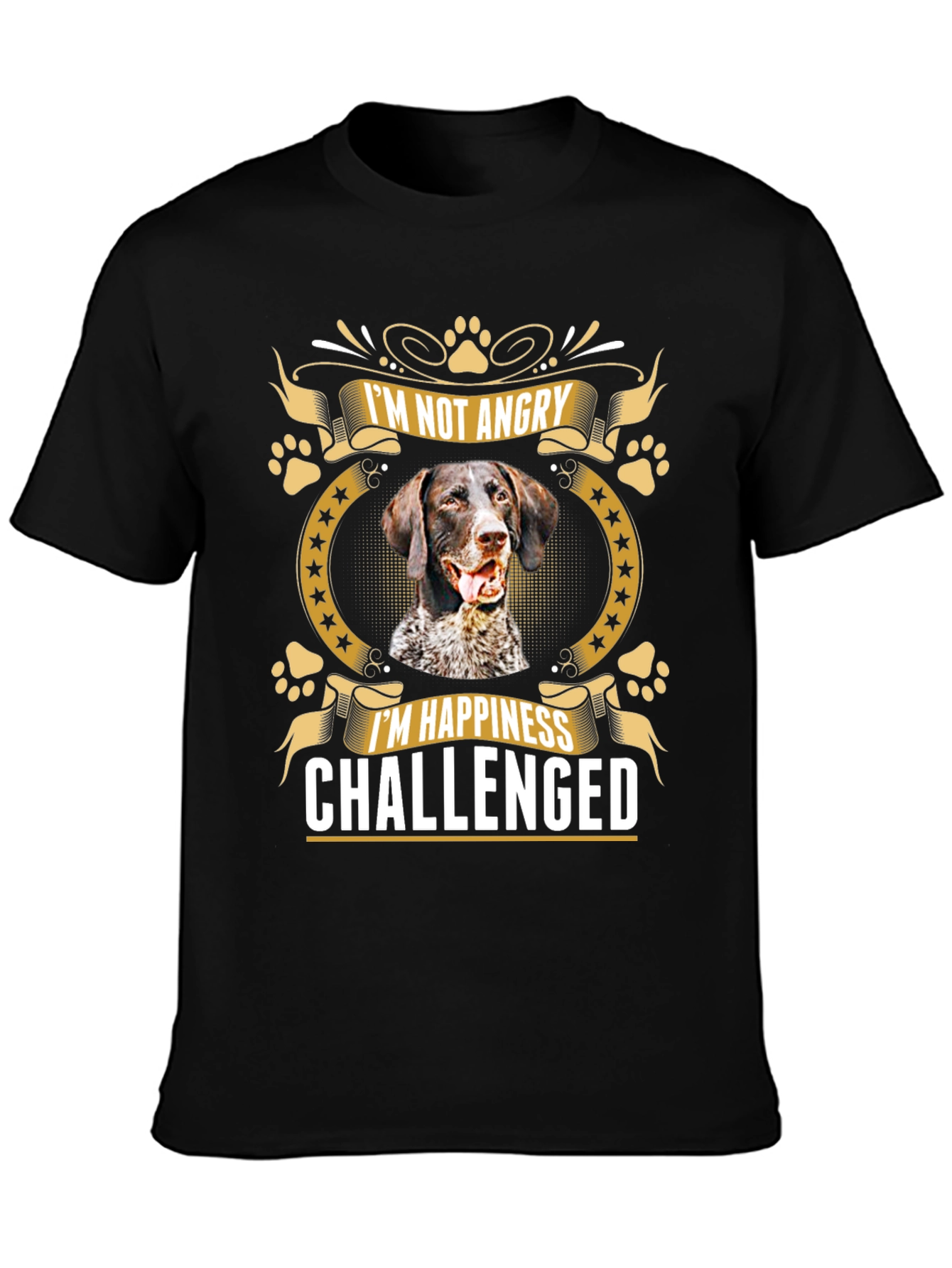 Im Not Angry Dog T-Shirt