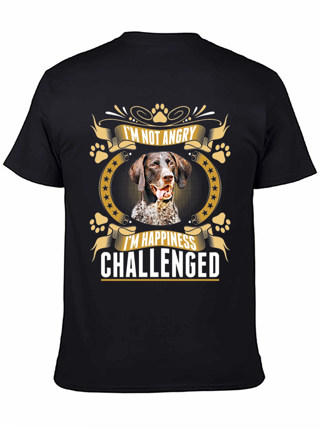 Im Not Angry Dog T-Shirt