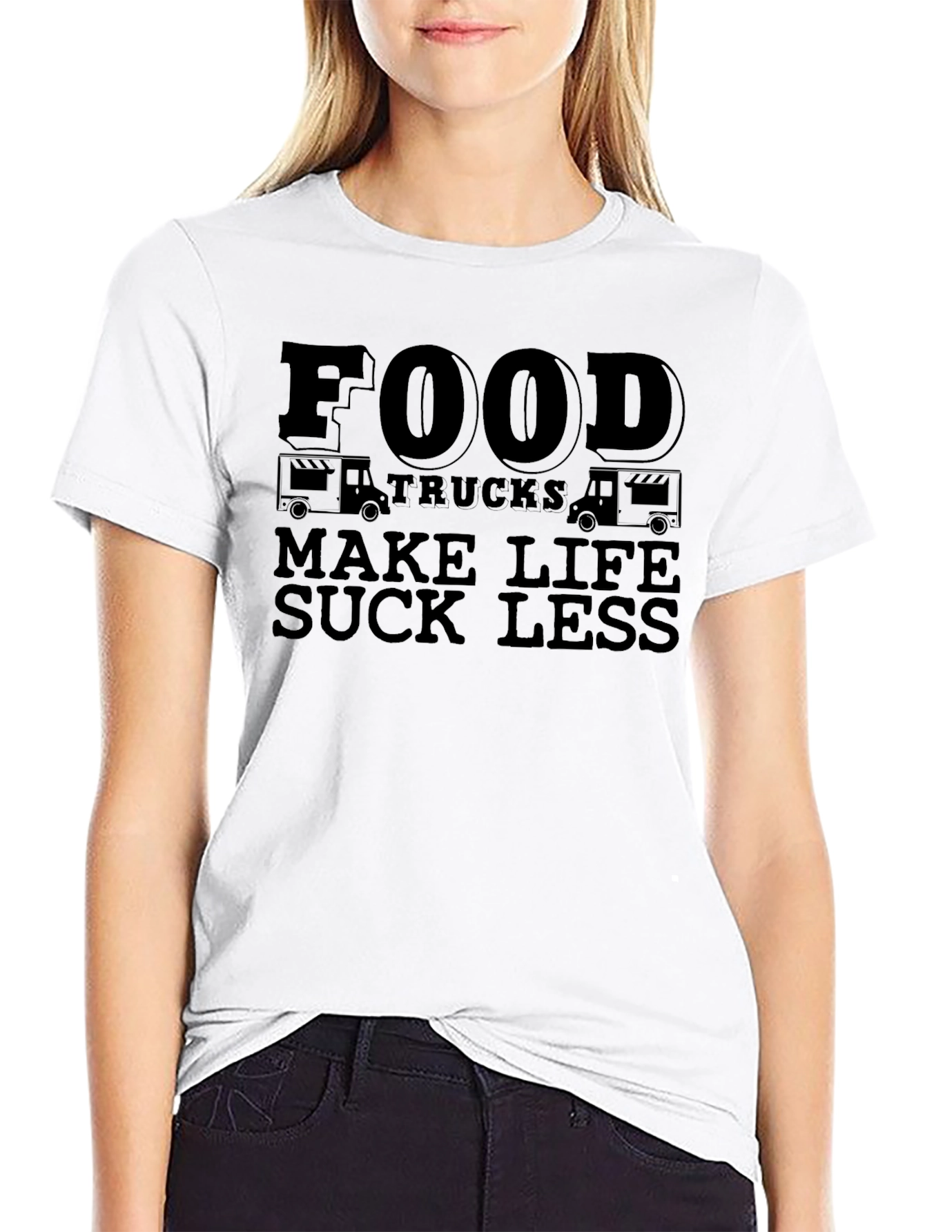 Food Trucks Make Life Suck Less Graphic Tee