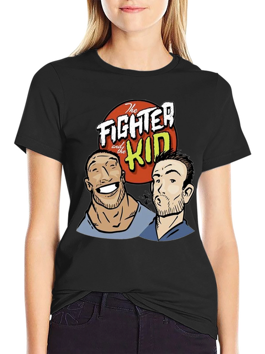 The Fighter and The Kid Black Graphic Tee