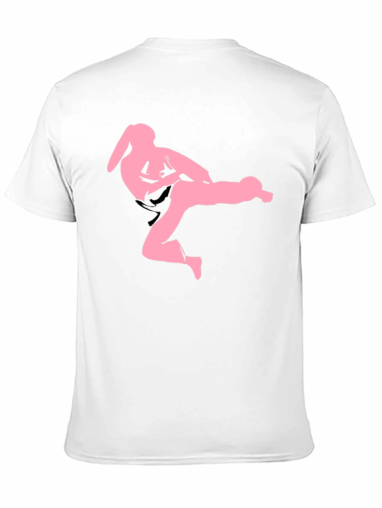 Karate Bunny Black T-Shirt