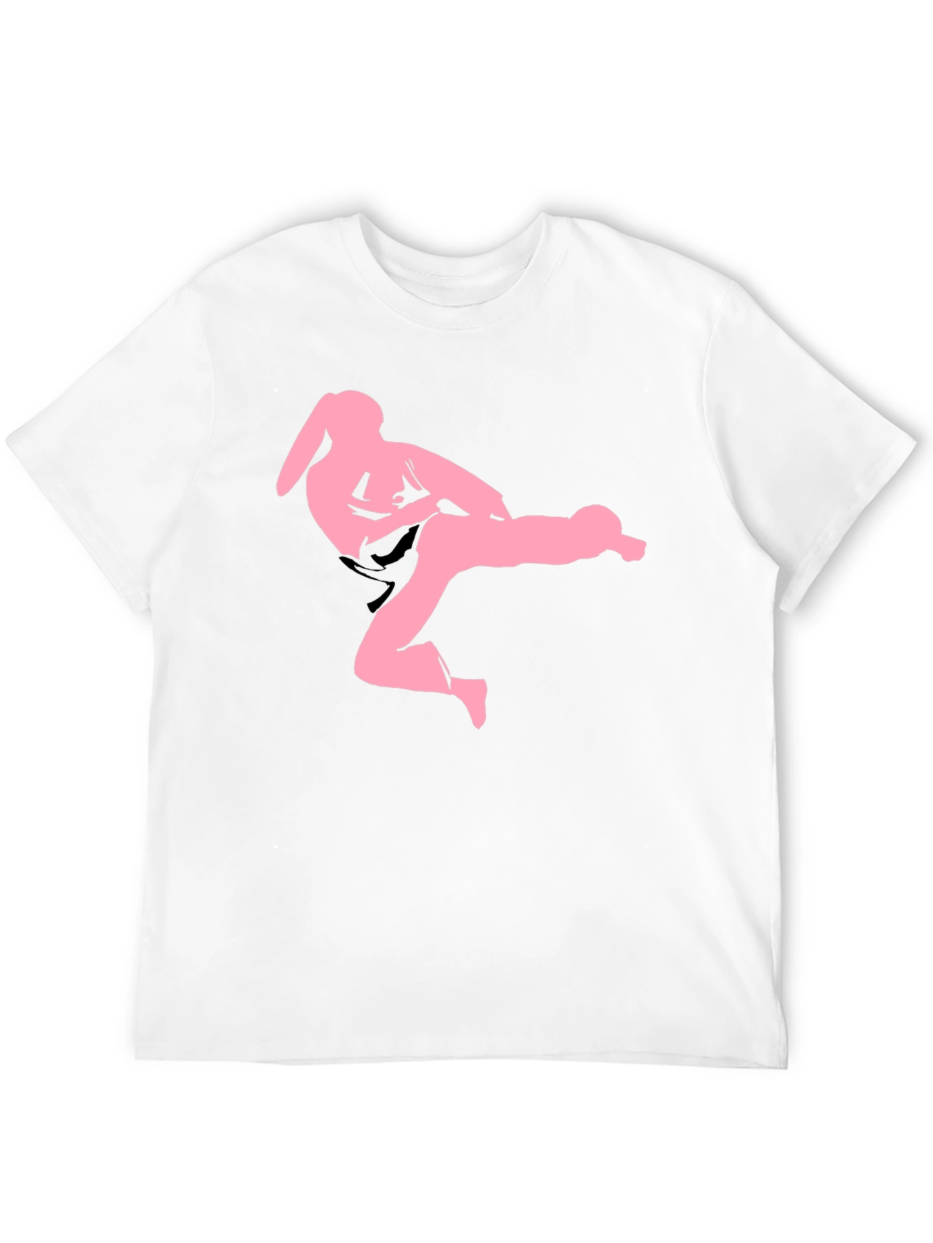 Karate Bunny Black T-Shirt