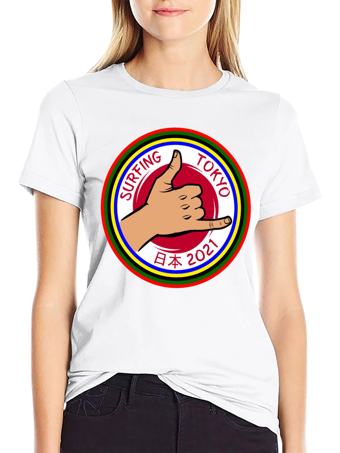 Surfing Tokyo 2021 Graphic T-Shirt