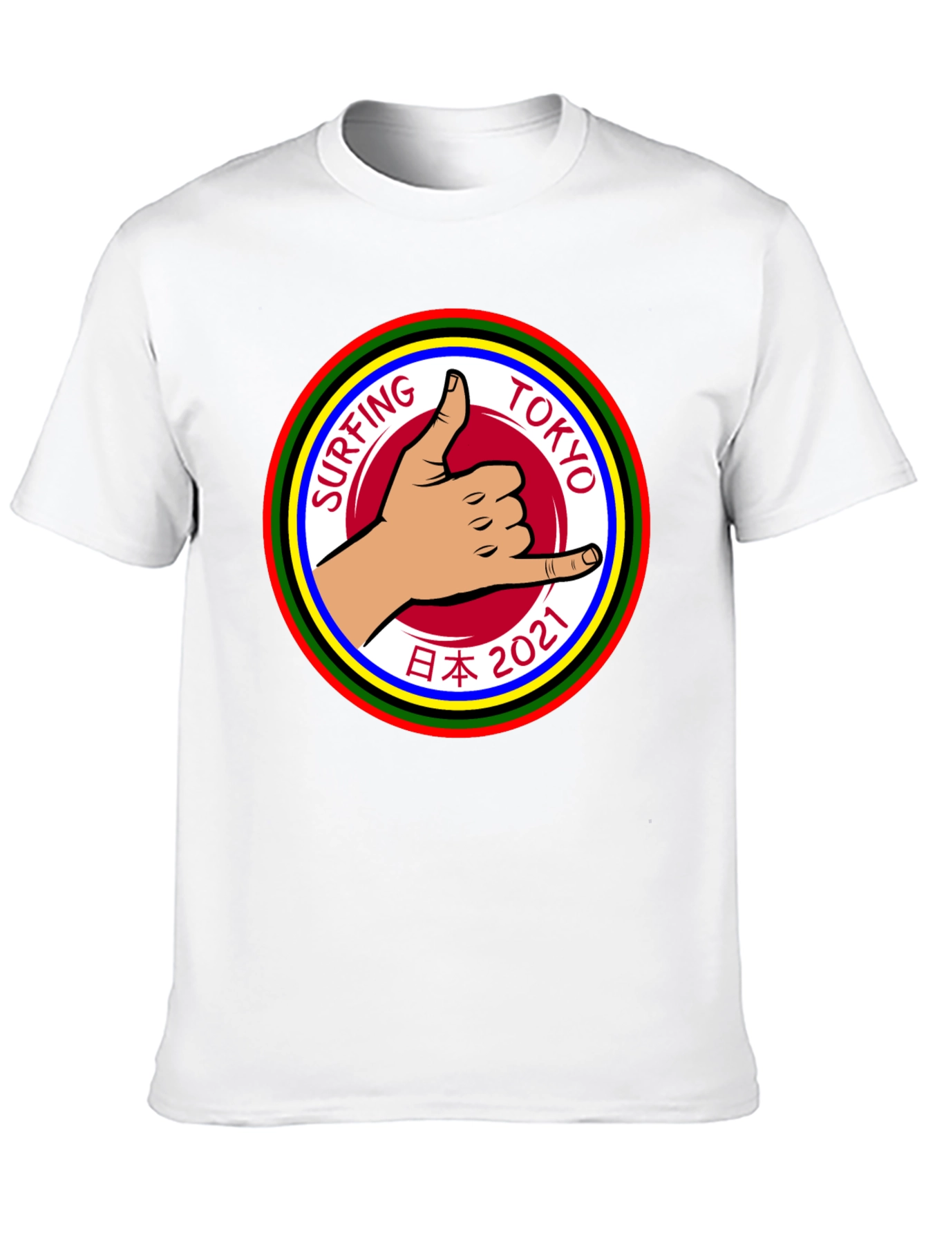 Surfing Tokyo 2021 Graphic T-Shirt