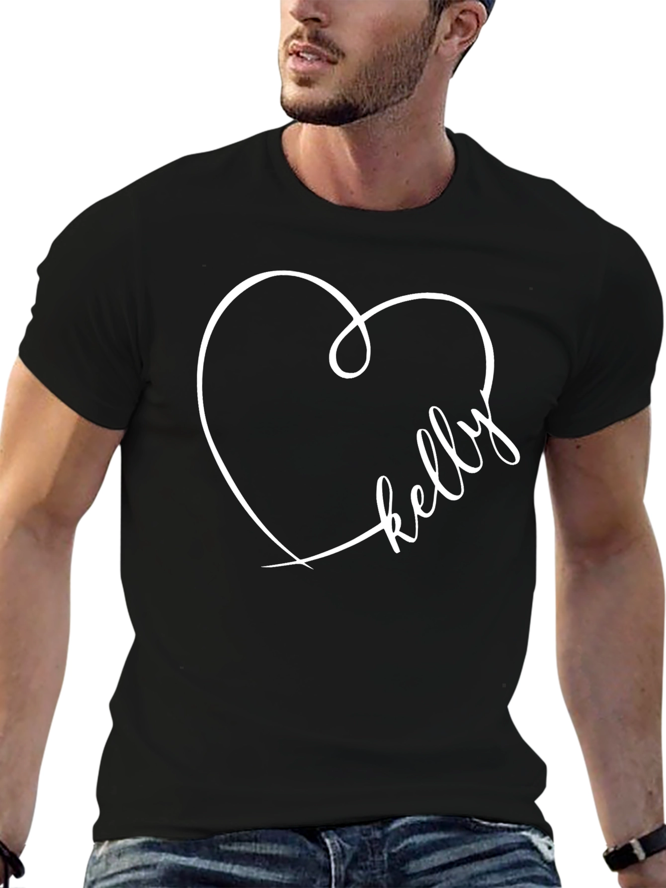 Kelly Heart Graphic Tee - Love T-Shirt
